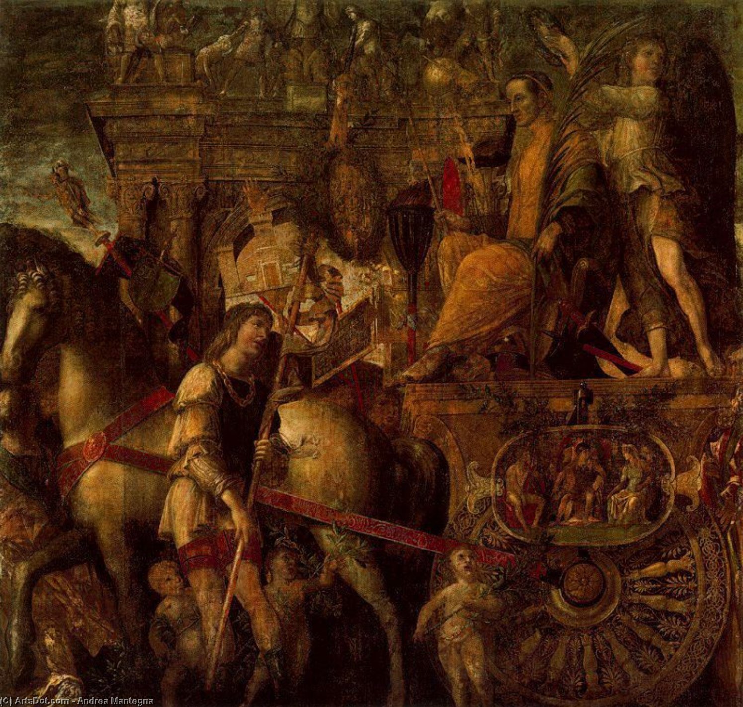 Triunfos De César 6 — Andrea Mantegna