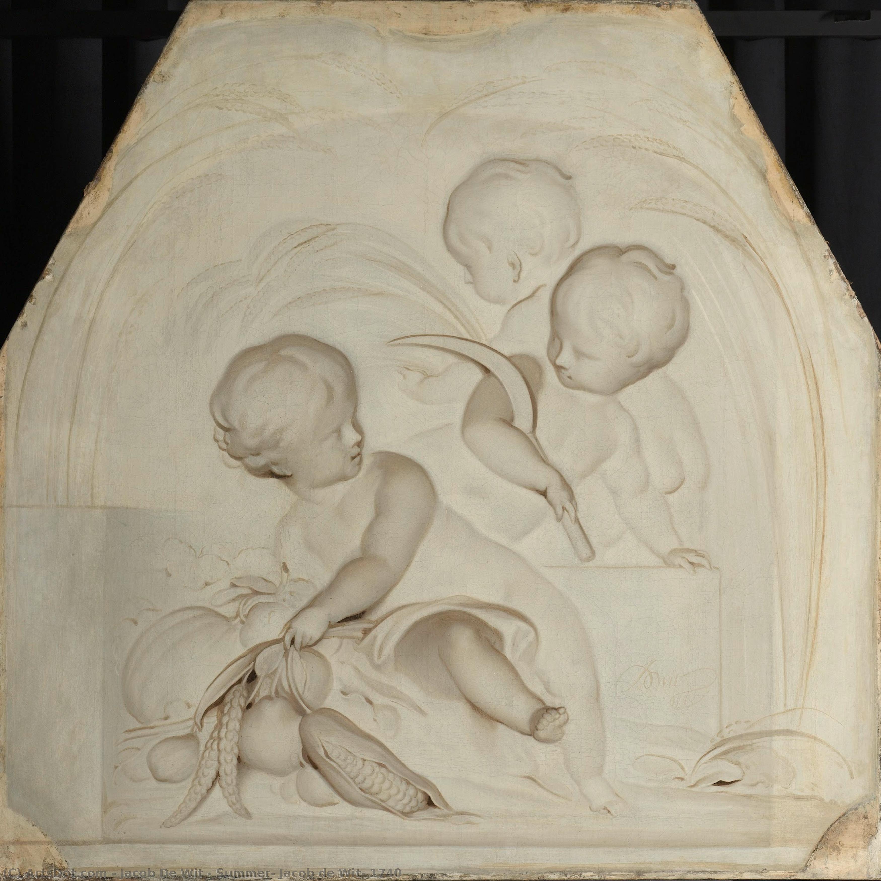 Summer, Jacob De Wit, 1740 — Jakob De Wit