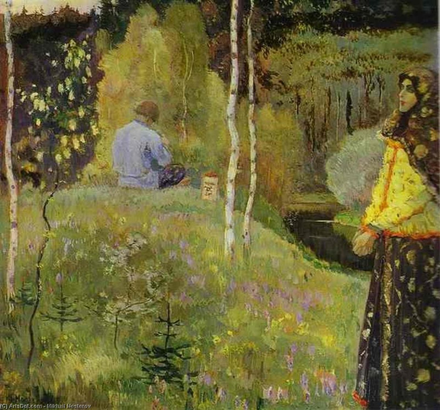 Reedpipe — Mikhail Nesterov