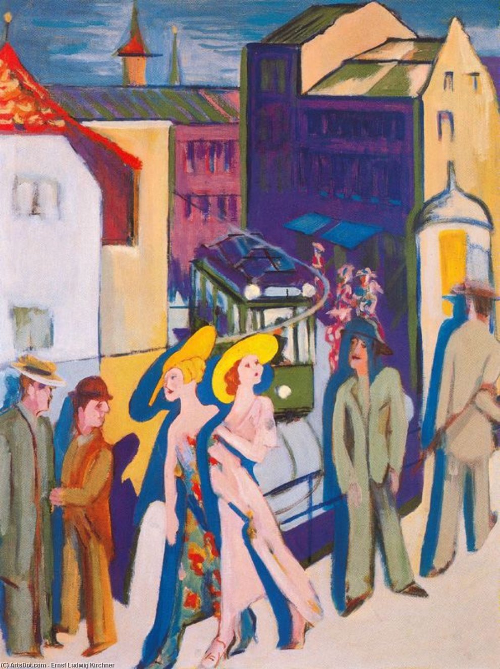 Stadtbild — Ernst Ludwig Kirchner