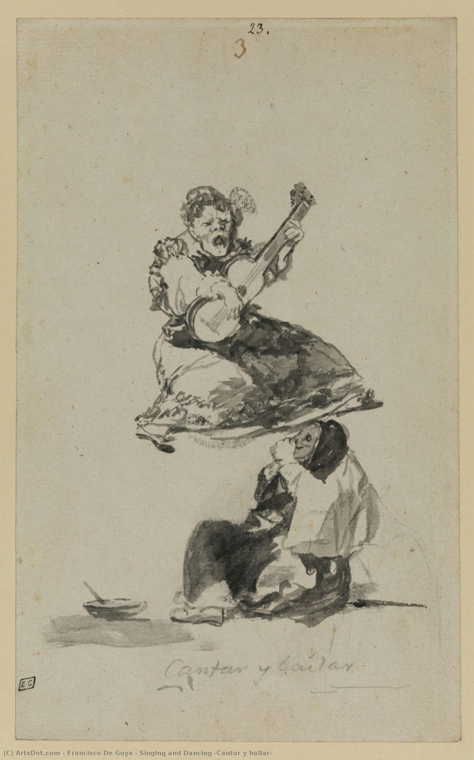 Singing And Dancing (cantar Y Bailar) — Francisco José De Goya Y Lucientes