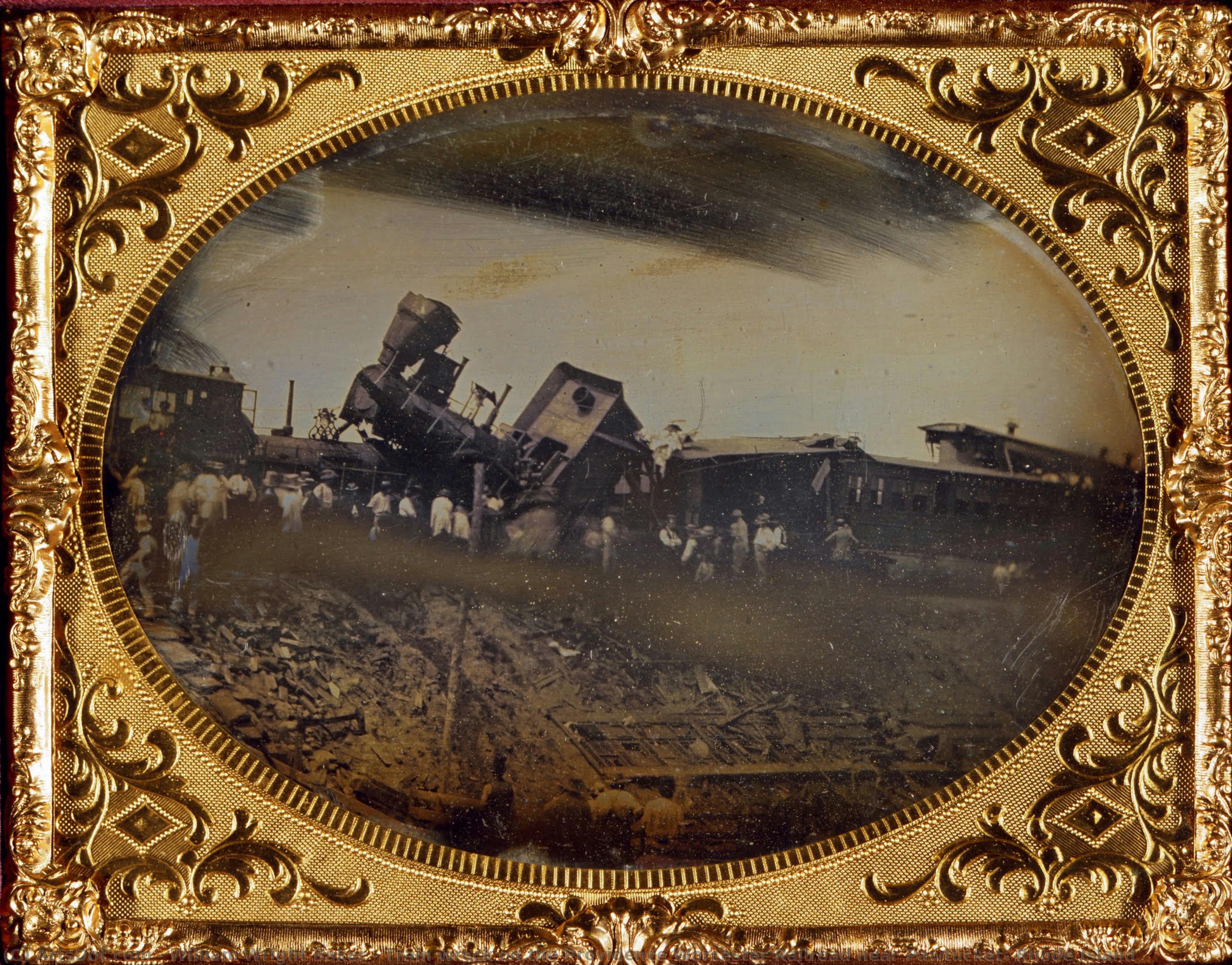 Traukinio Avarija Pawtucket Šiaurėje — William Wright Baker