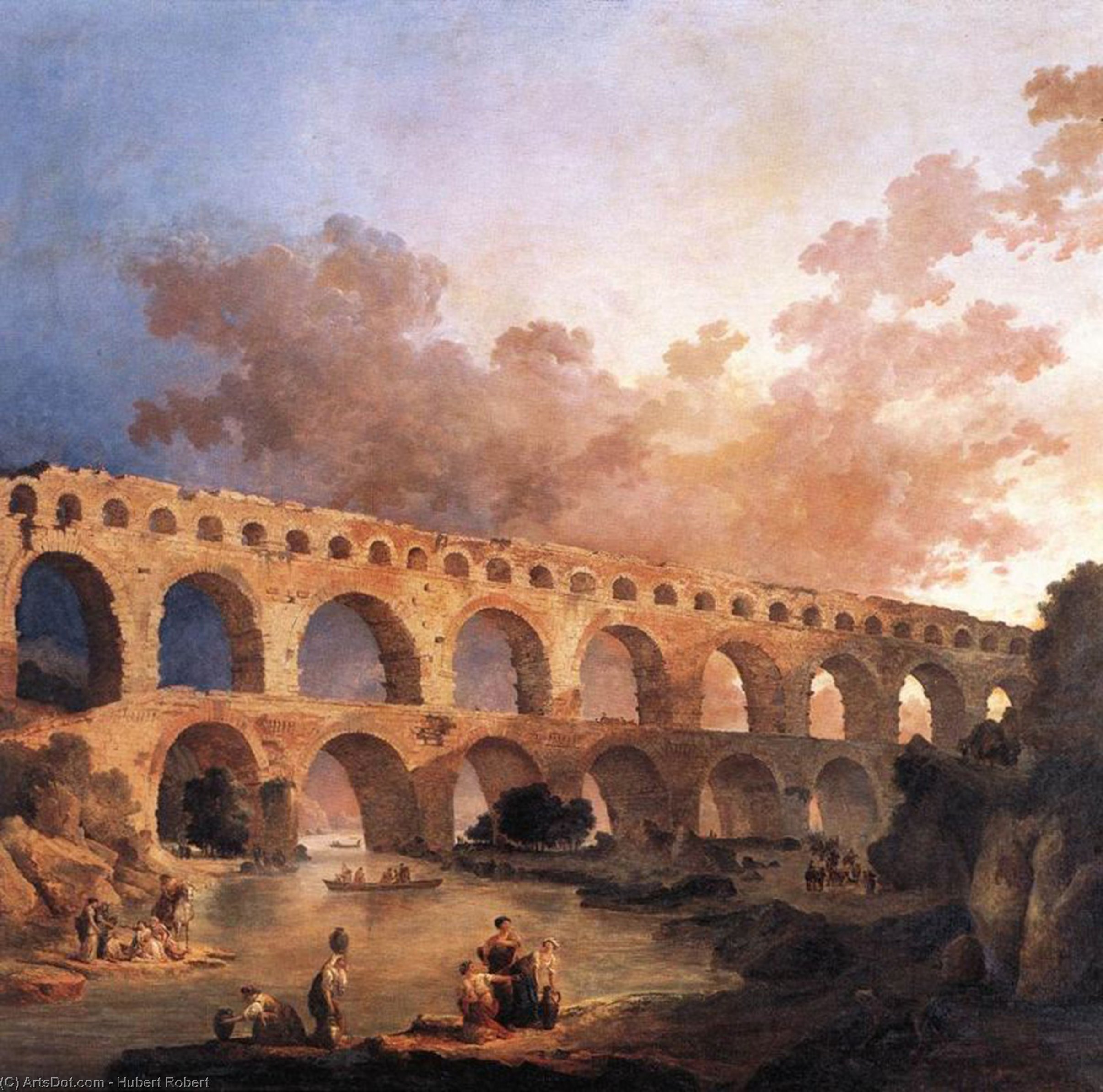 Il Ponte Gard — Hubert Robert
