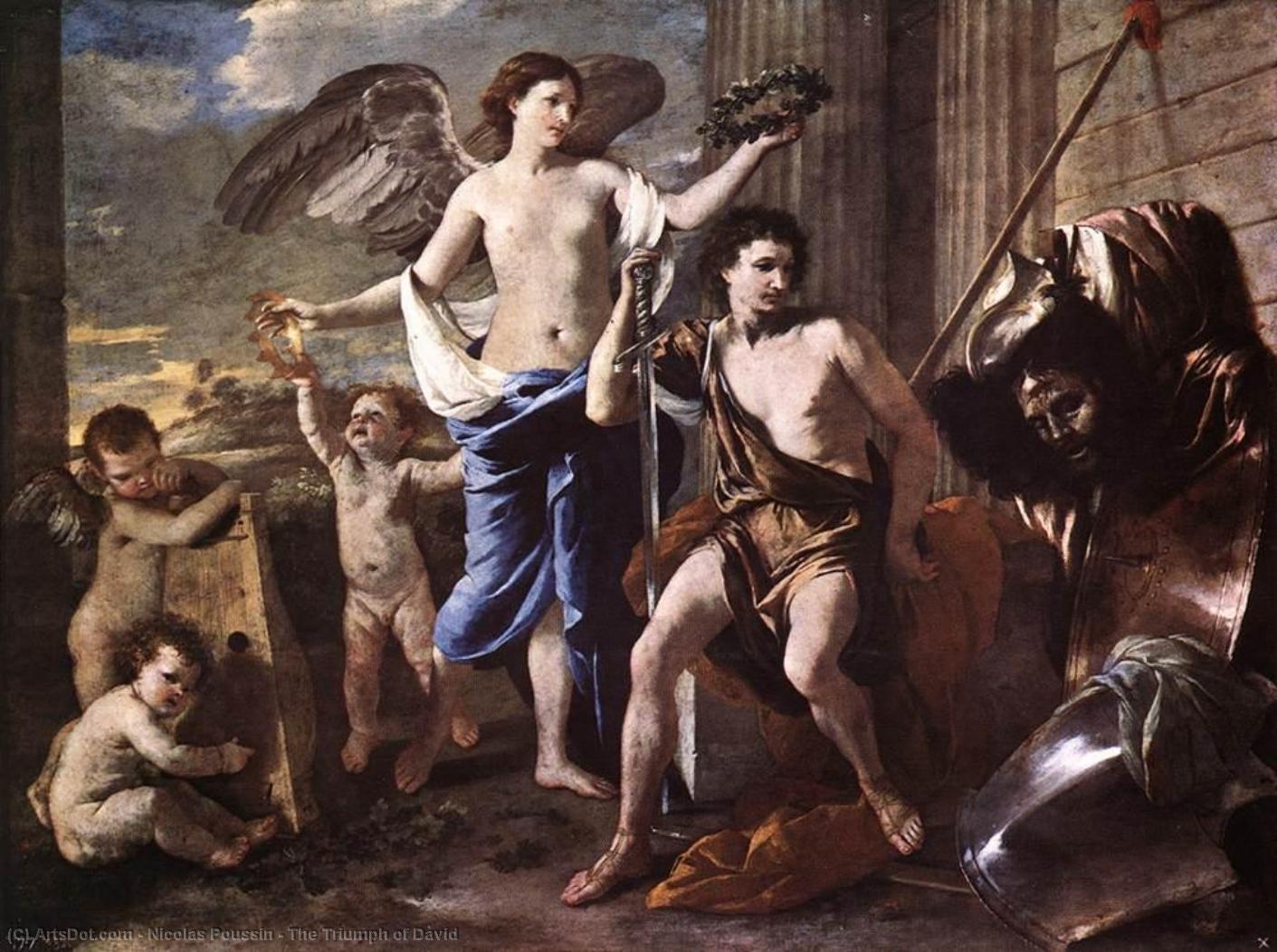 Triumfen Over David — Nicolas Poussin
