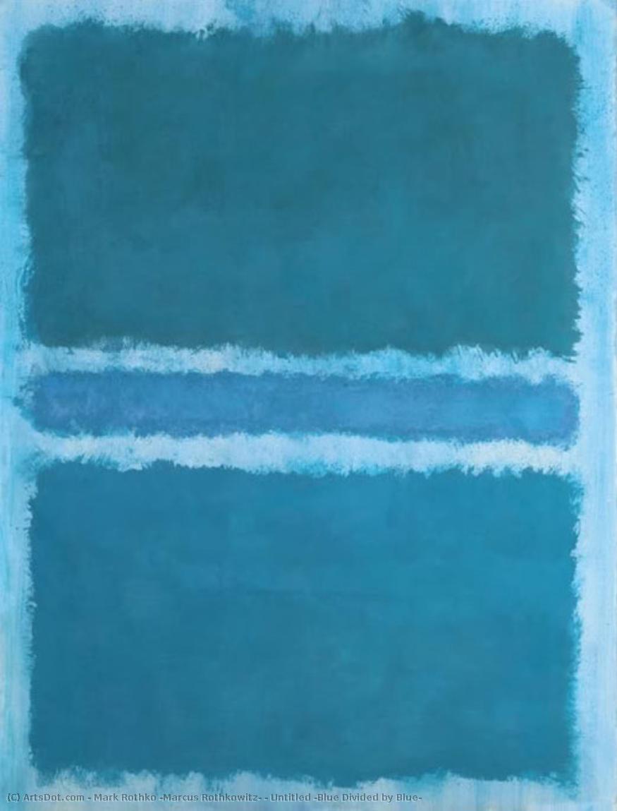 Untitled (blu Diviso Dal Blu) — Mark Rothko