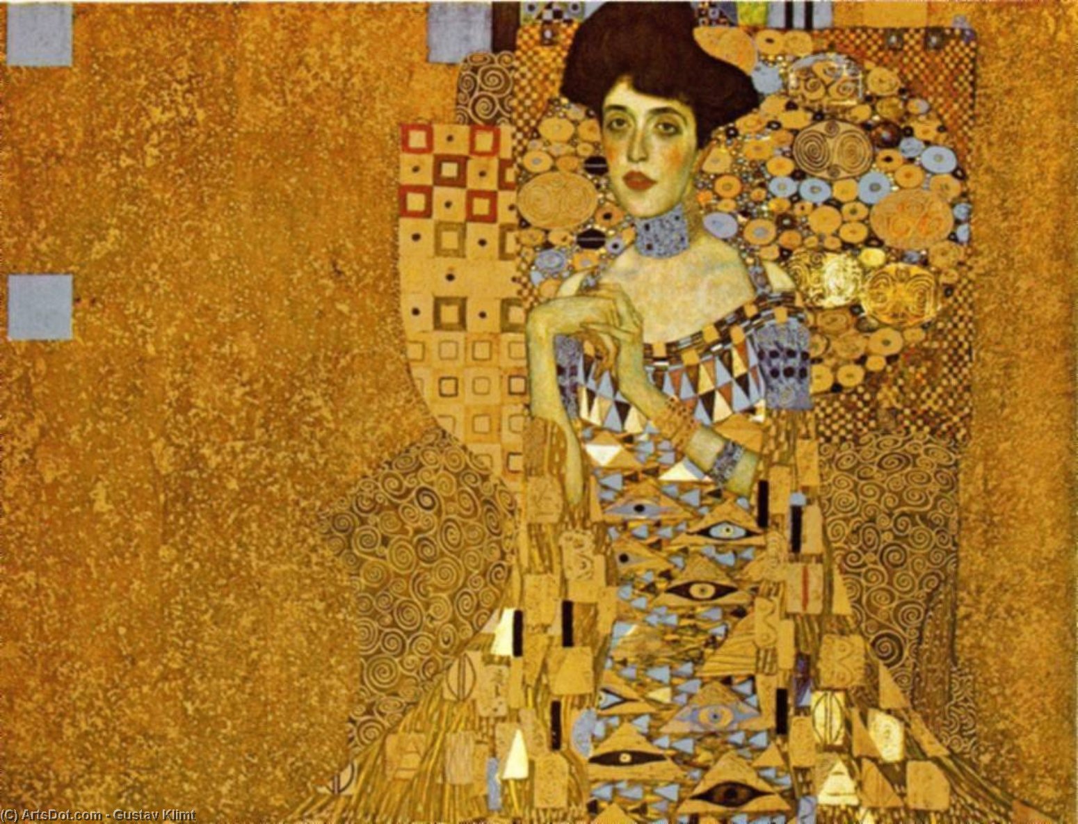 Adele Bloch-bauer I, Goldene Periode — Gustav Klimt