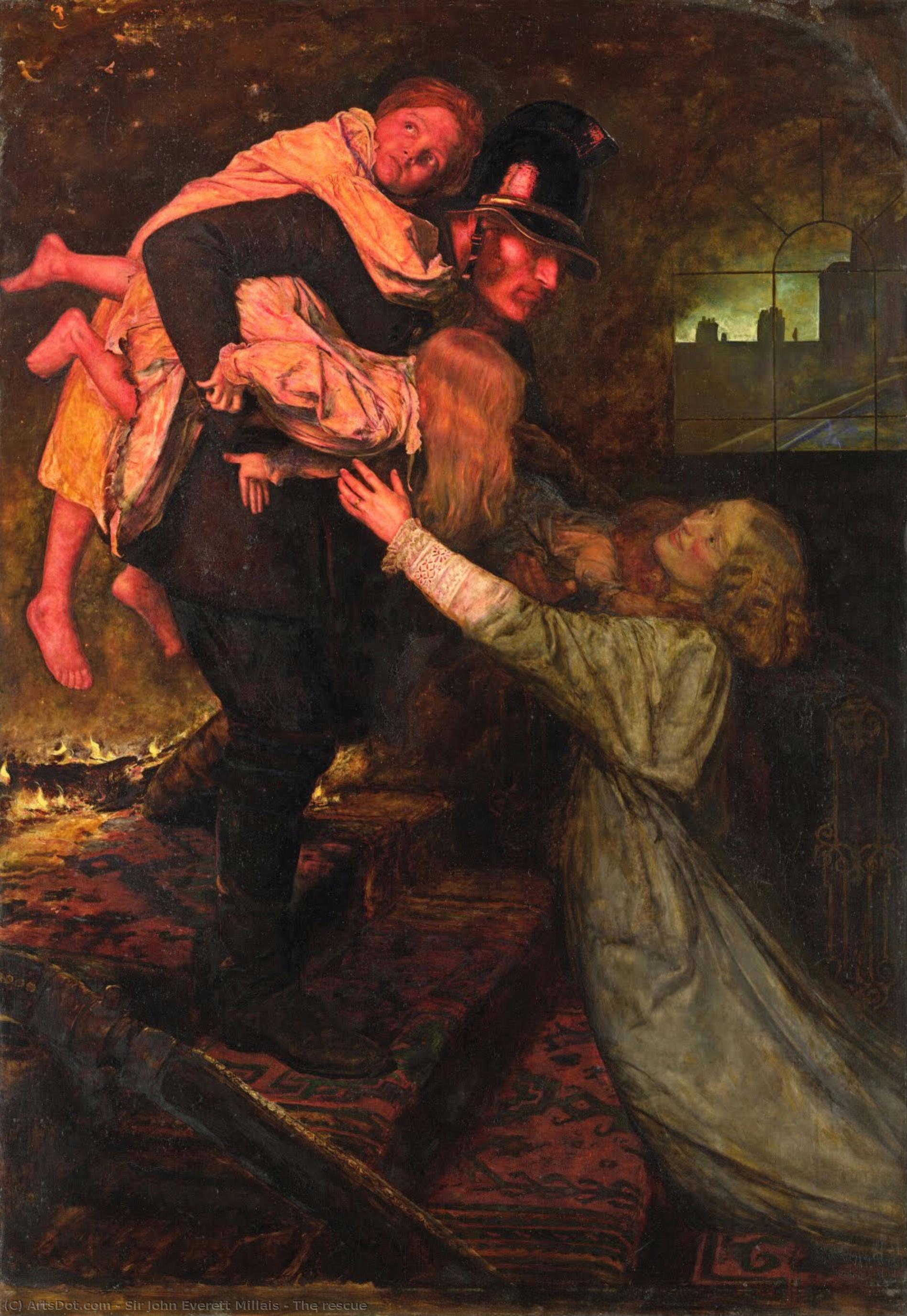 El Rescate — Sir John Everett Millais
