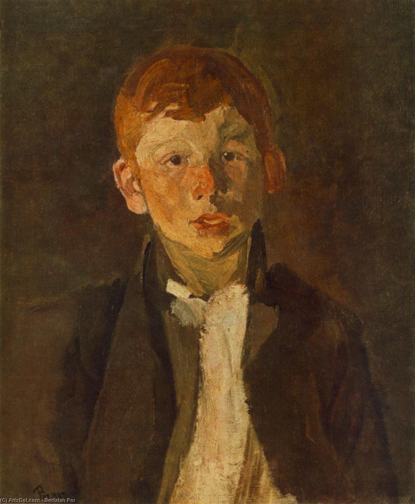 Red-haired Gipsy Boy — Bertalan Pór