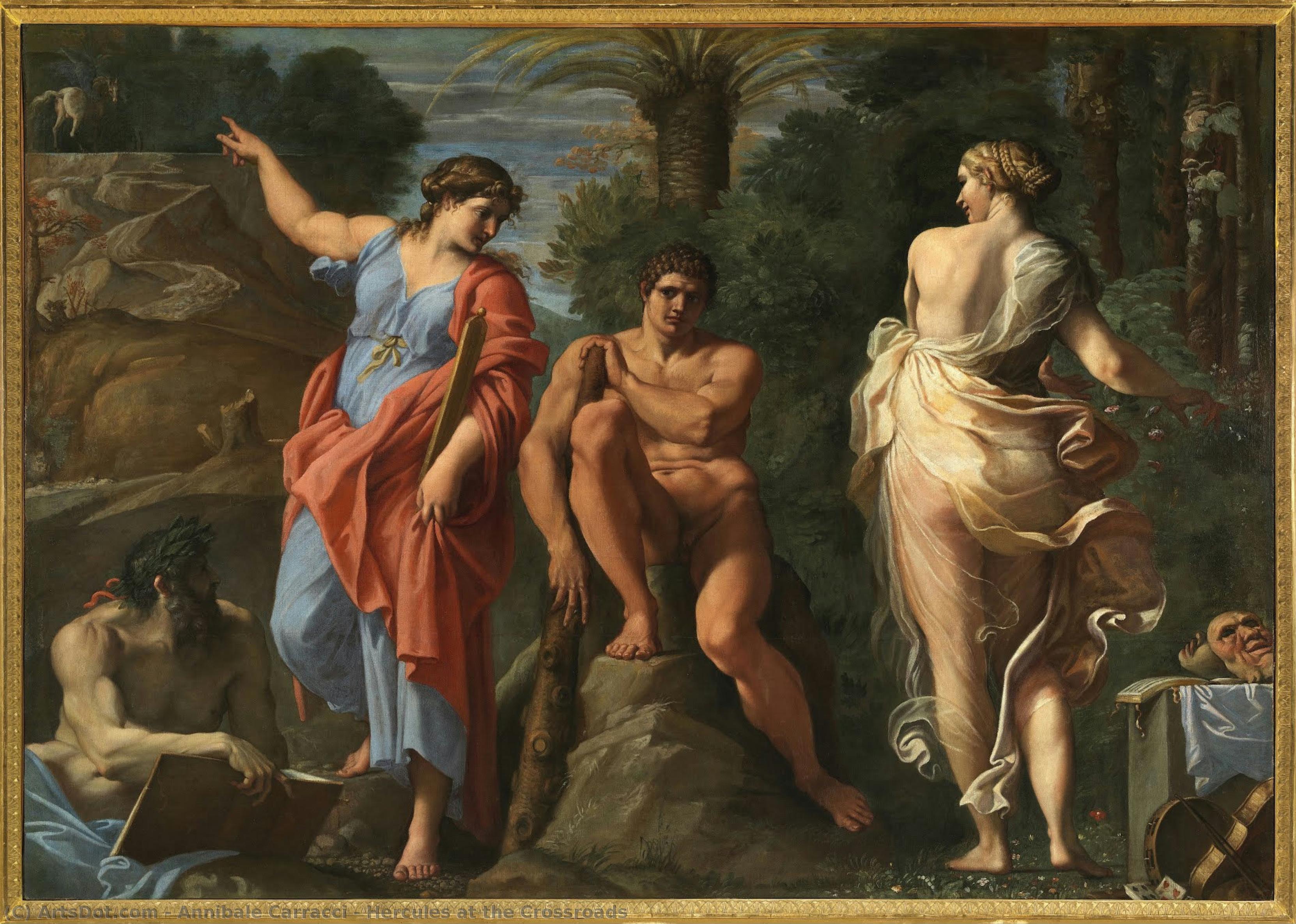 Hercules At The Crossroads — Annibale Carracci