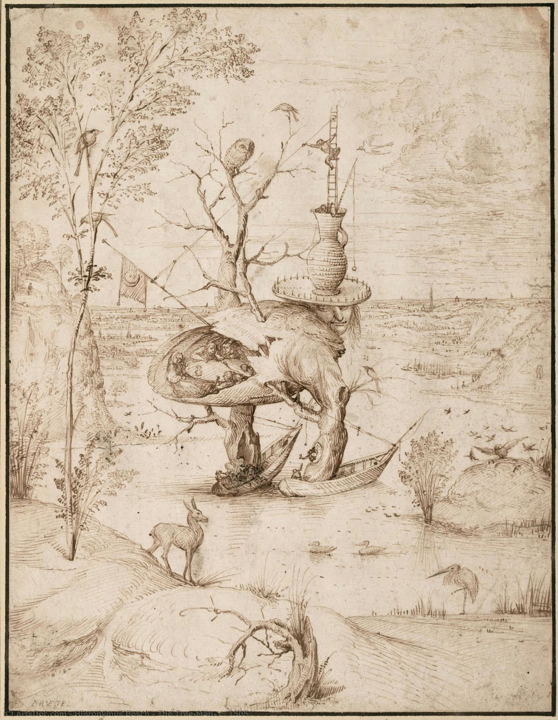 The Tree-man, C. 1505 — Hieronymus Bosch