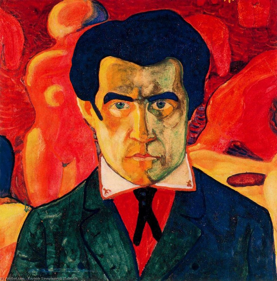 Self-portrait — Kazimirs Malevičius