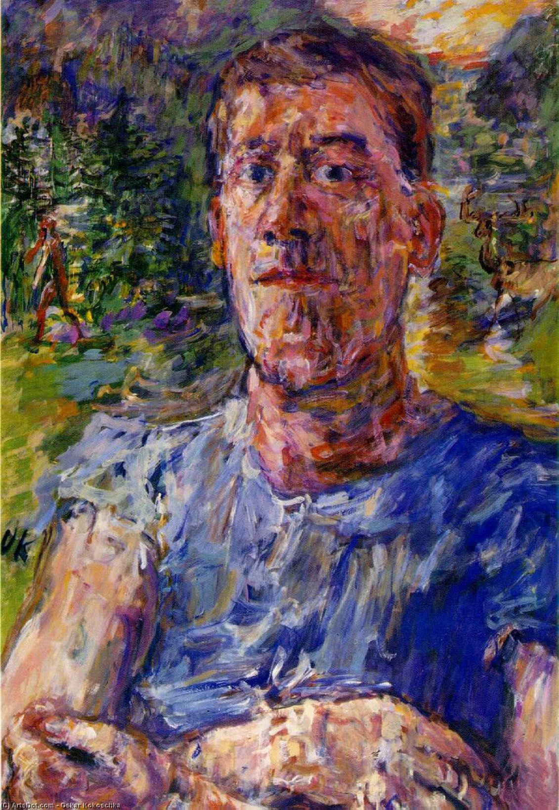 Portret „degenerate Artysty” — Oskar Kokoschka