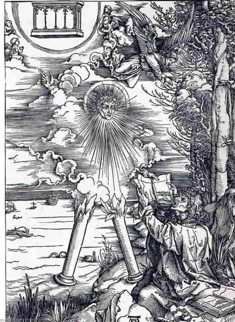 St Jean Devorant Le Livre, Berlin Smpk — Albrecht Dürer
