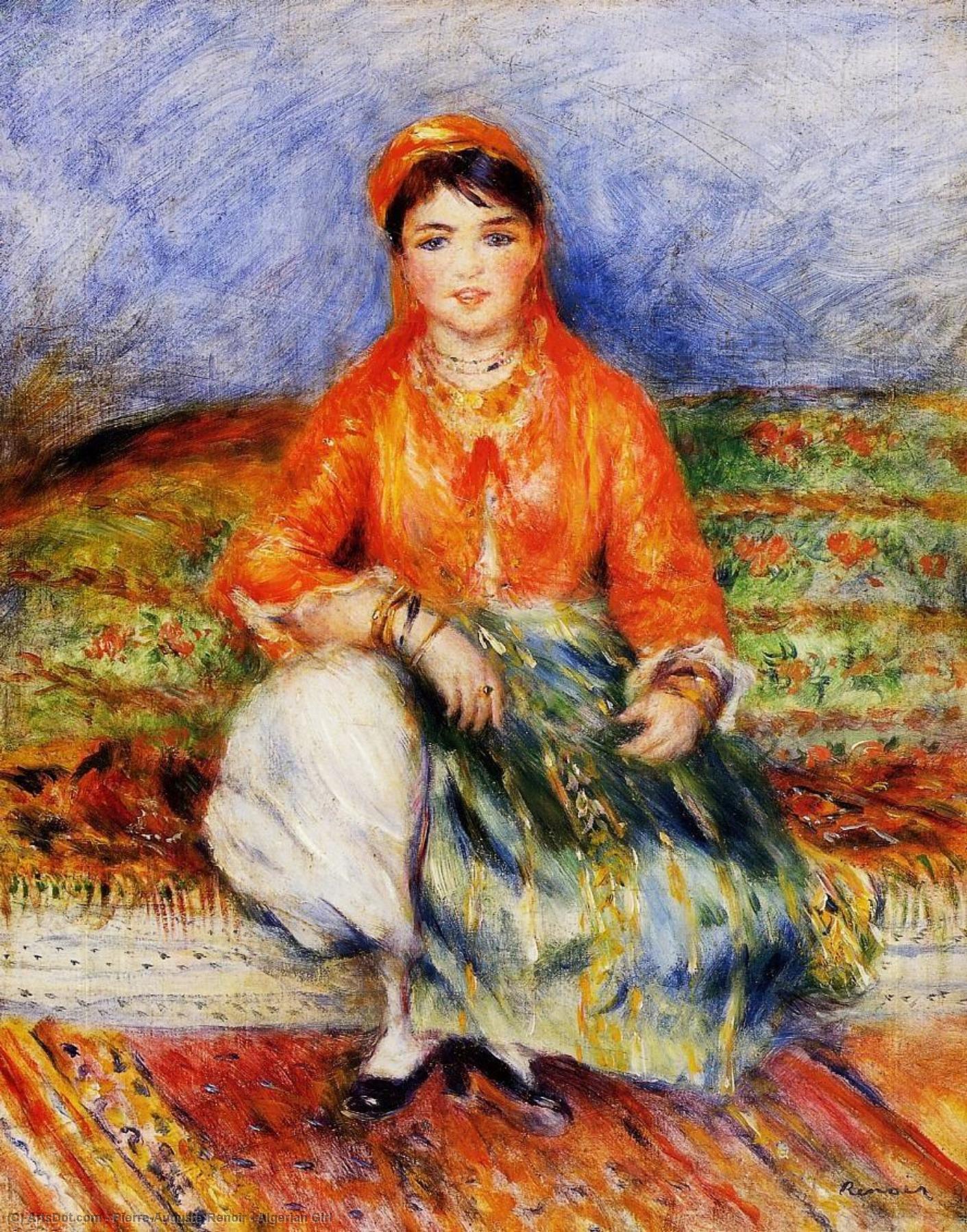 Algerierske Pige — Pierre-auguste Renoir