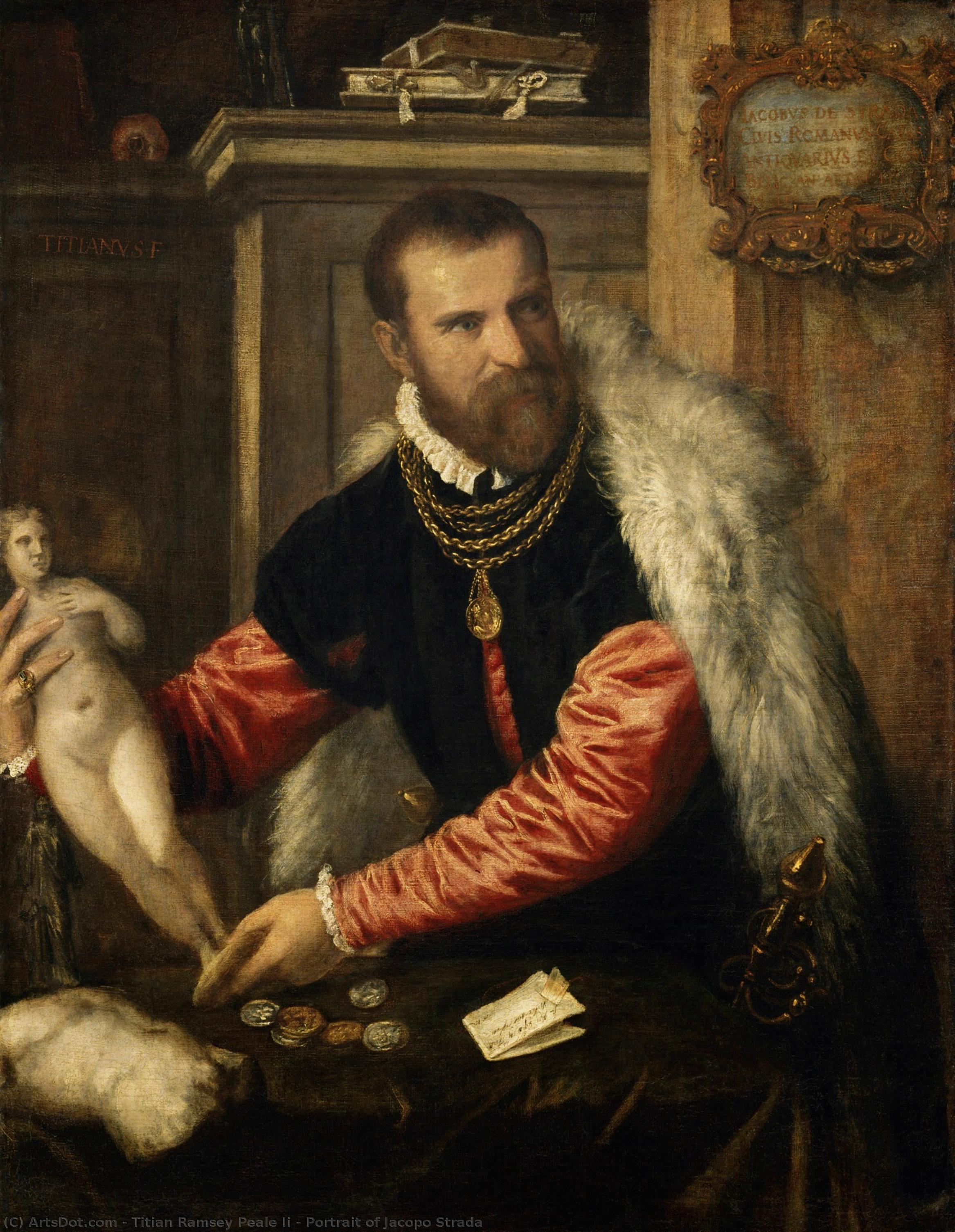 Retrato De Jacopo Strada — Titian Ramsay Peale Ii