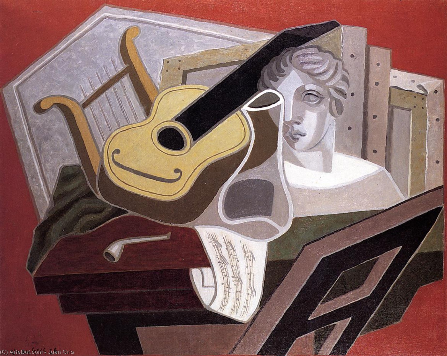 The Musician S Table — Juan Gris