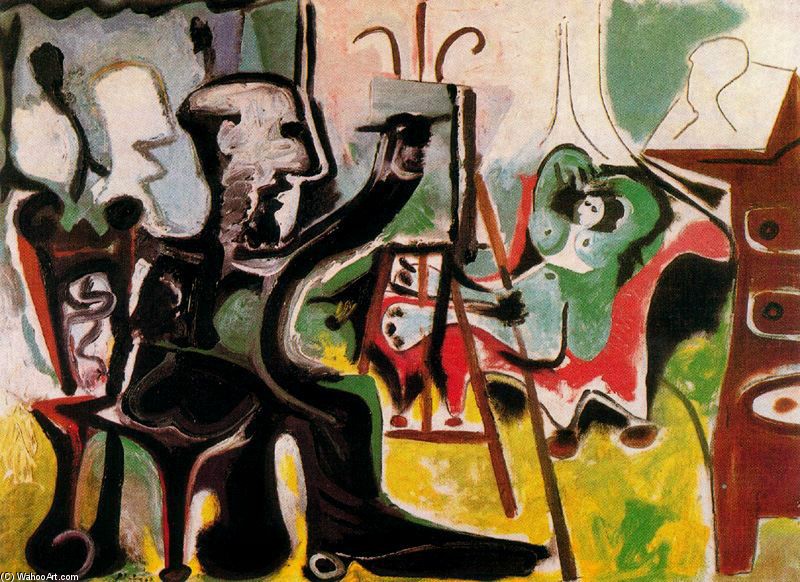 Der Maler Und Sein Modell — Pablo Picasso