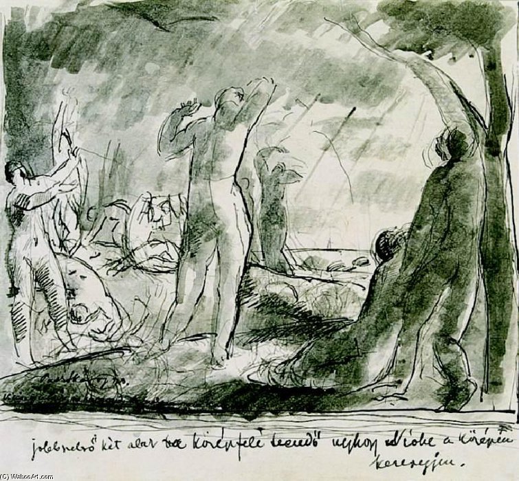 Niobe (sketch) — Karoly Patko