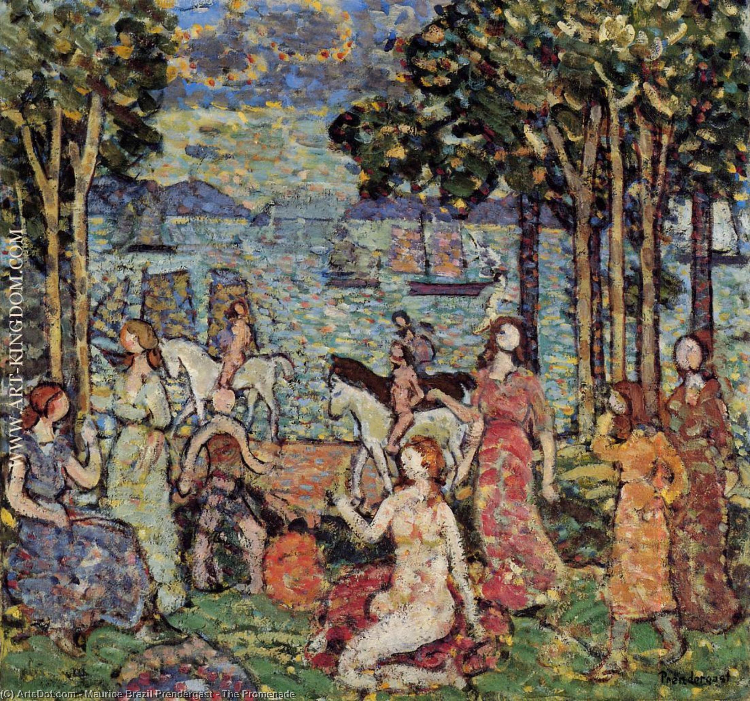 The Promenade — Maurice Brazil Prendergast