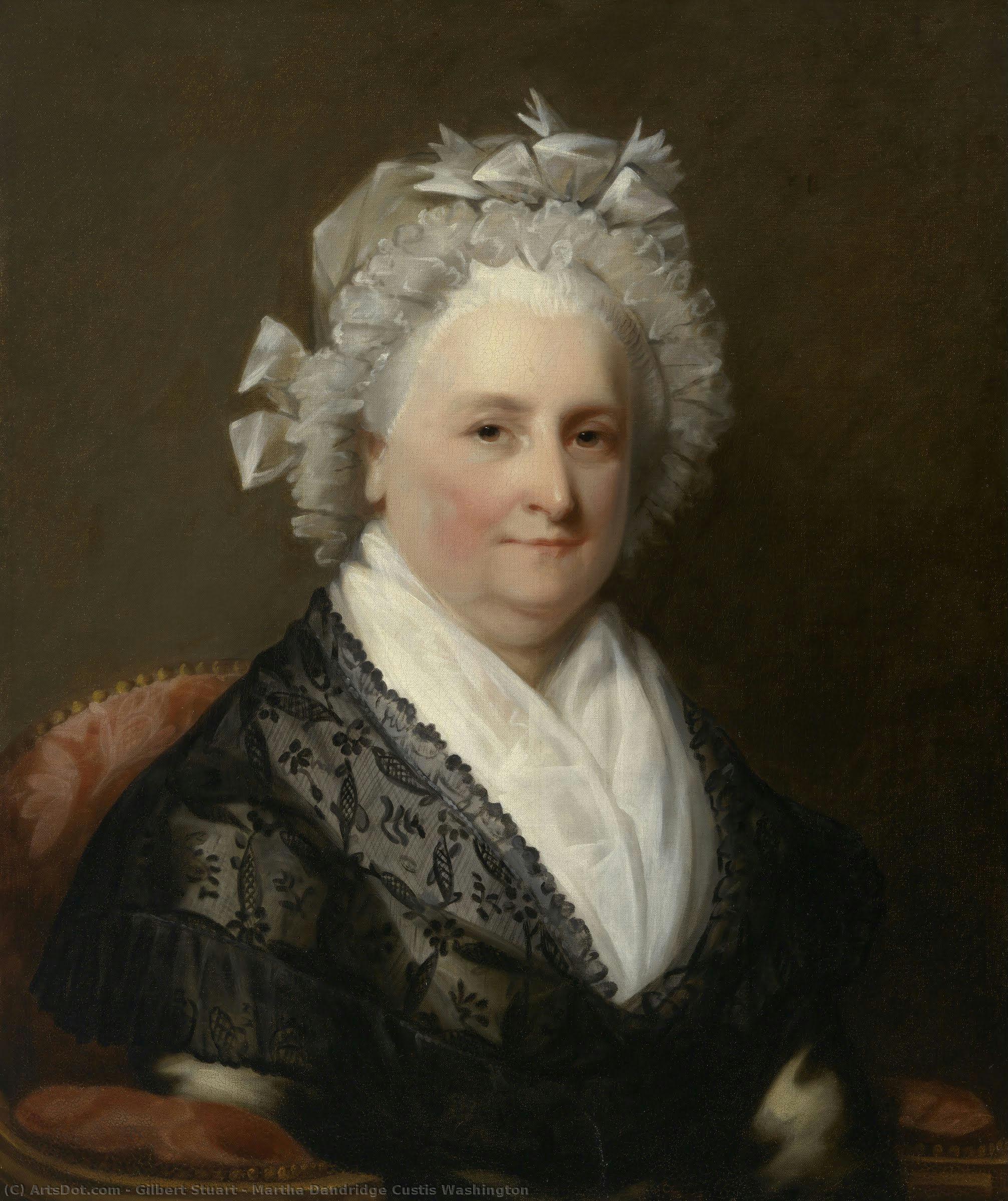 Martha Dandridge Custis Washington — ギルバート・スチュアート
