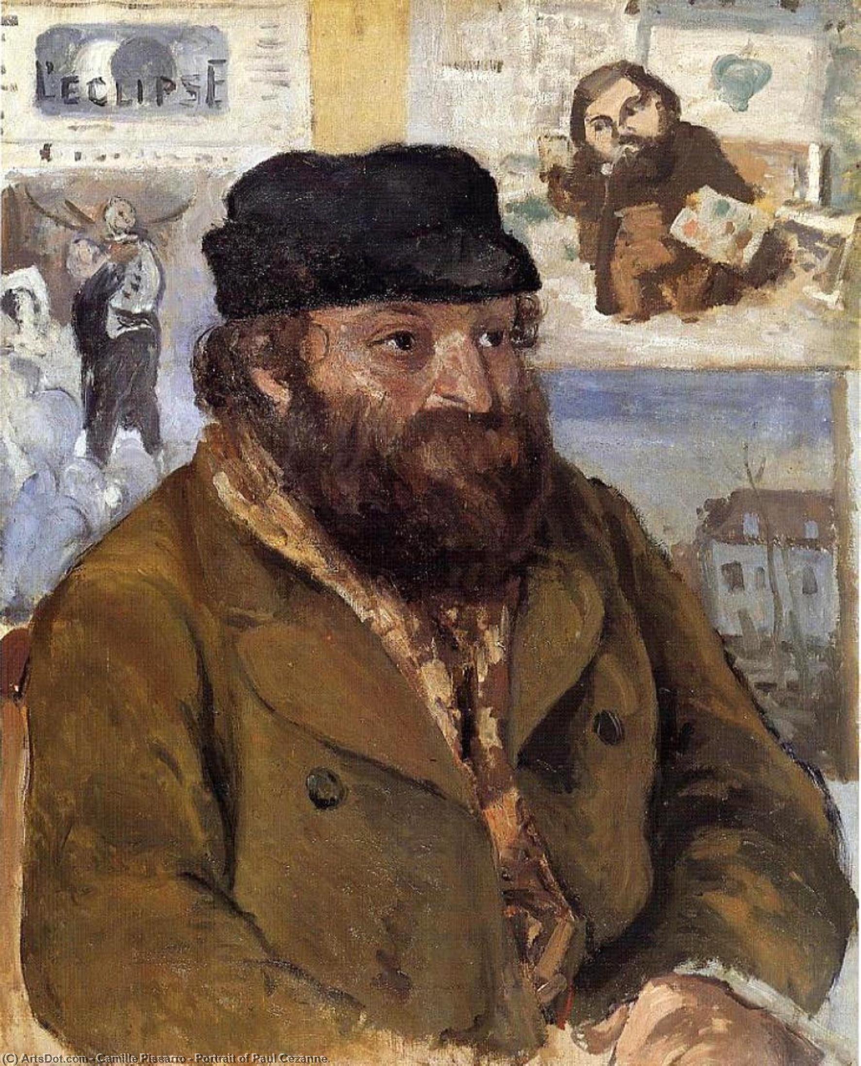 Portrait Of Paul Cezanne. — كاميل بيسارو