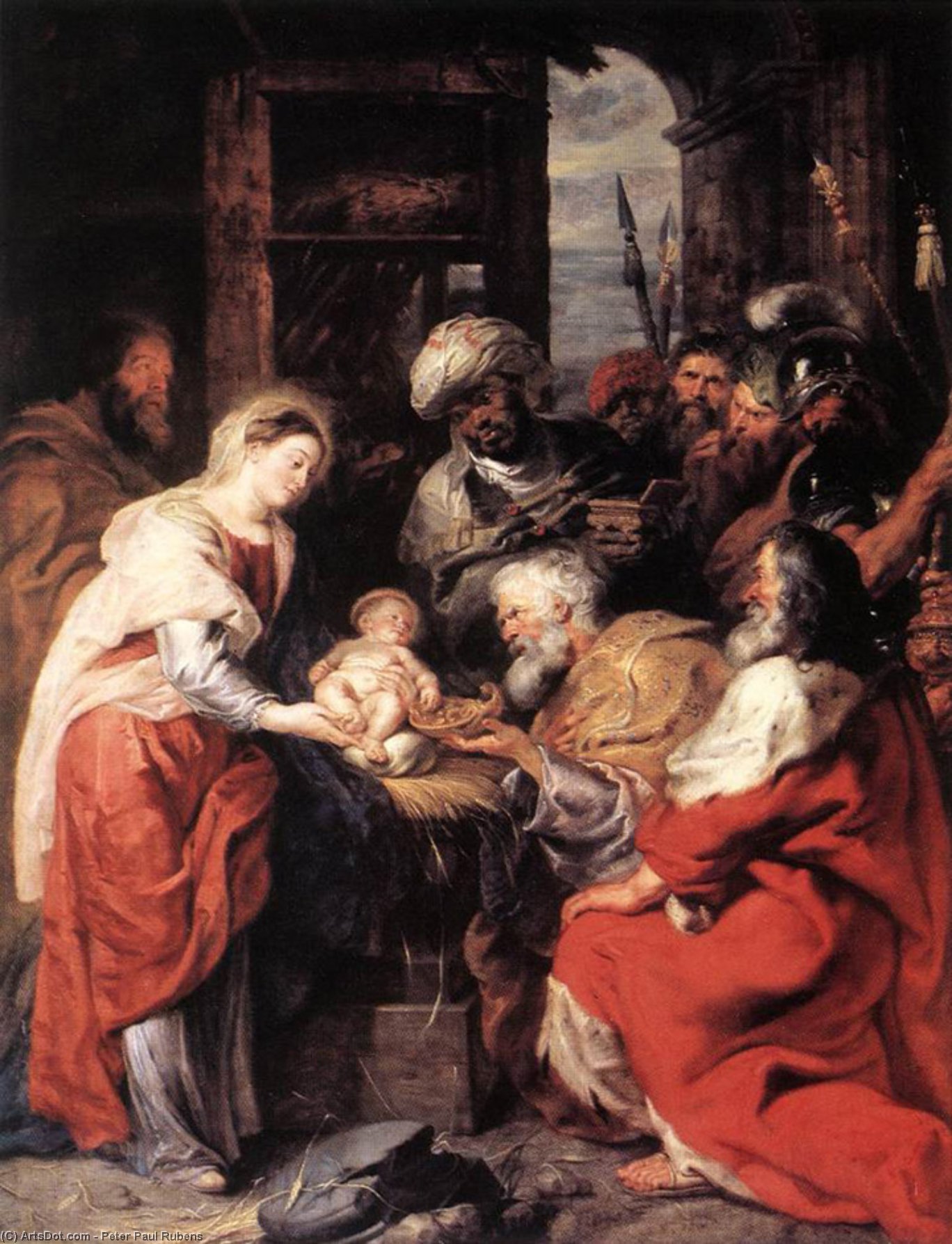 Adoration De Magiciens — Pierre Paul Rubens