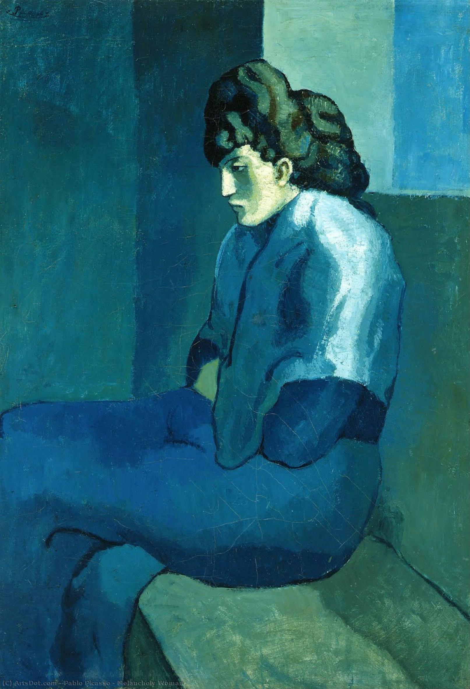 Mujer Melancólica — Pablo Picasso