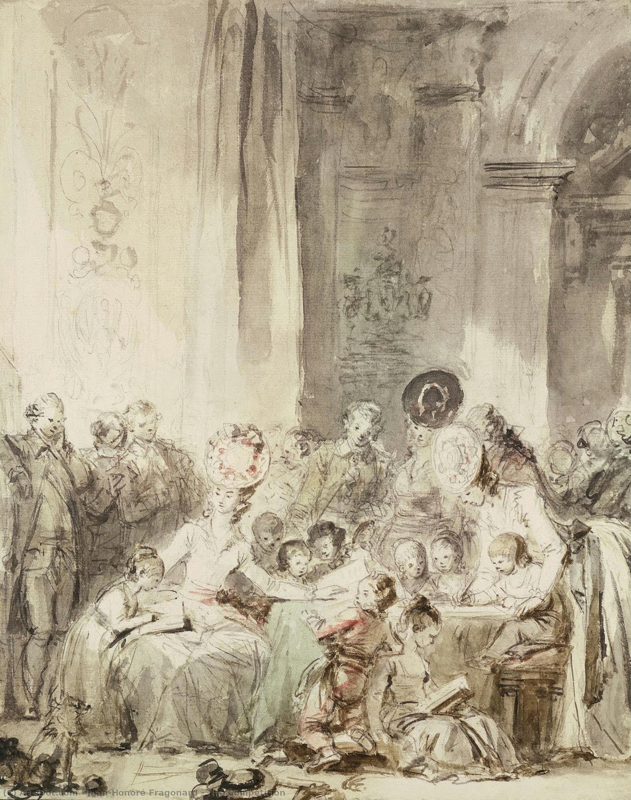 La Compétition — Jean-honoré Fragonard