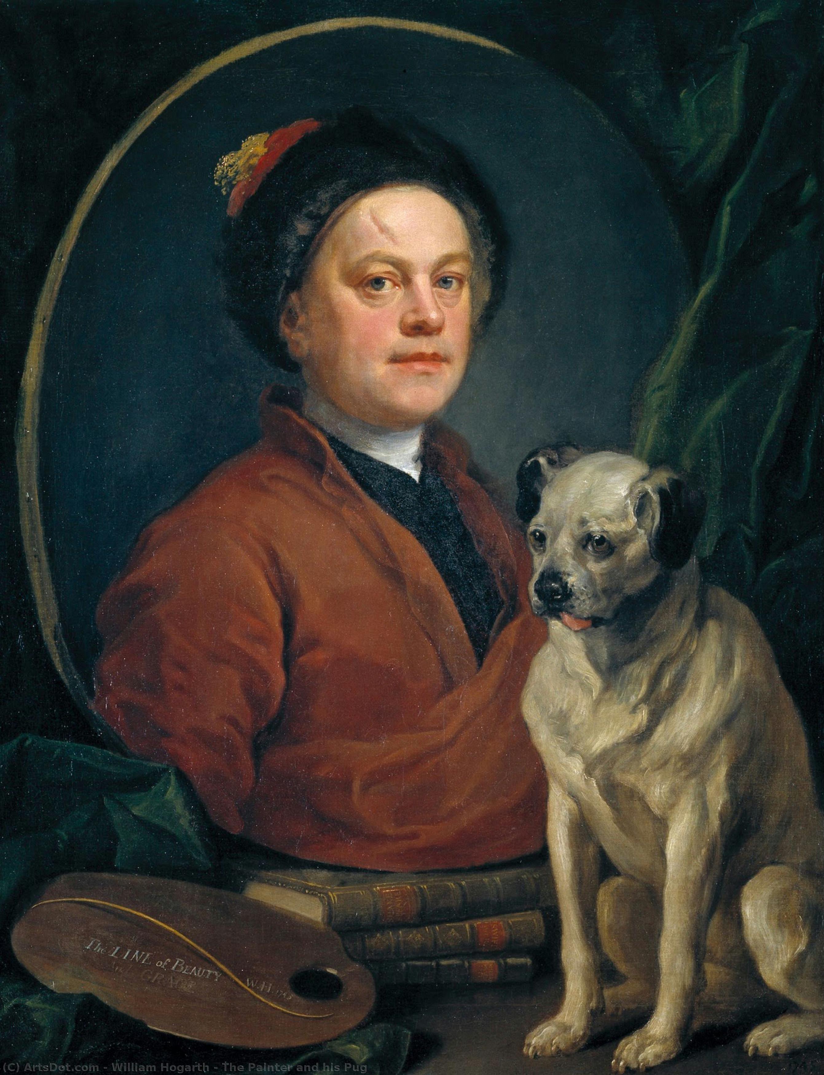 Der Maler Und Sein Mops — William Hogarth