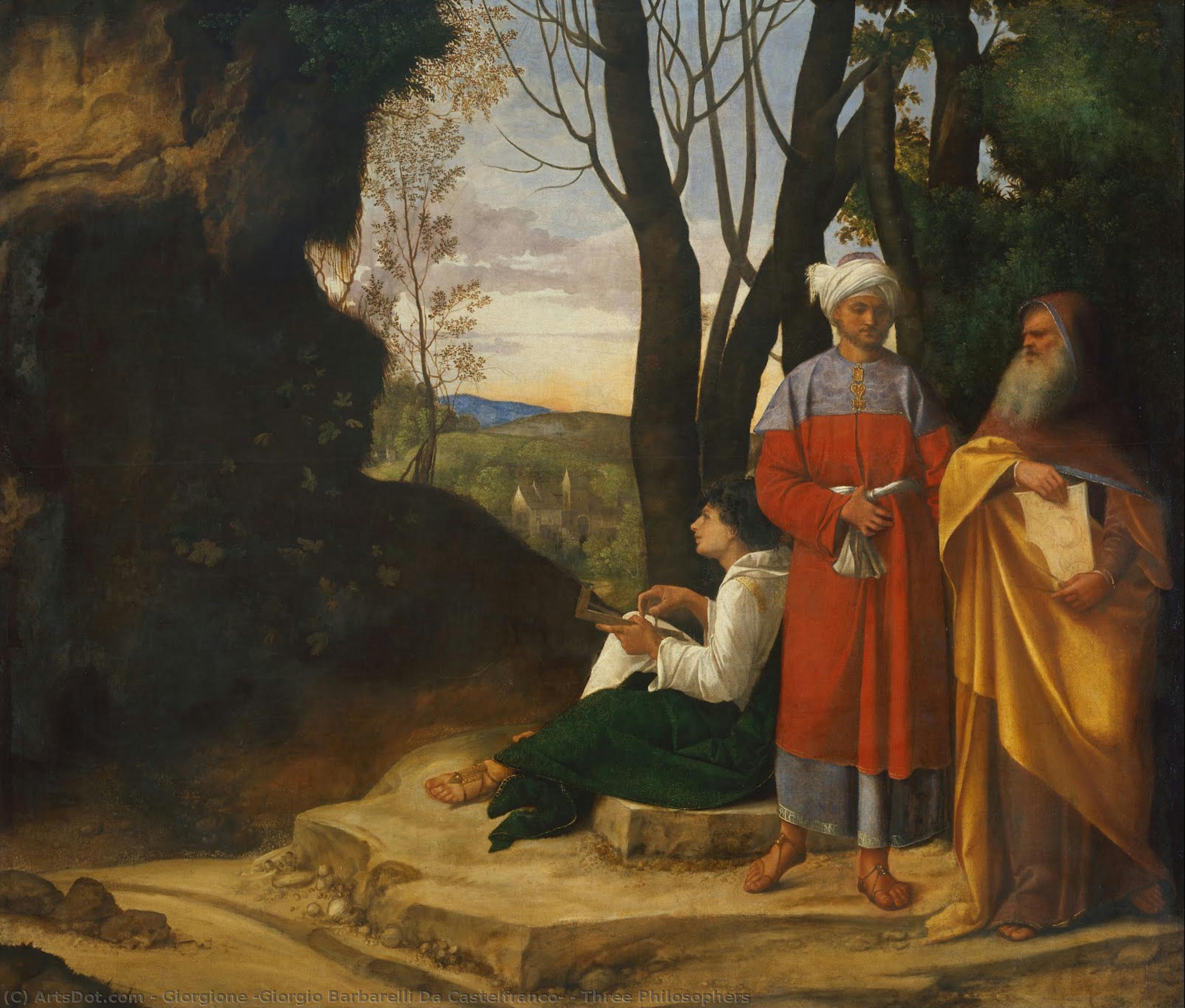 Three Philosophers — Giorgione