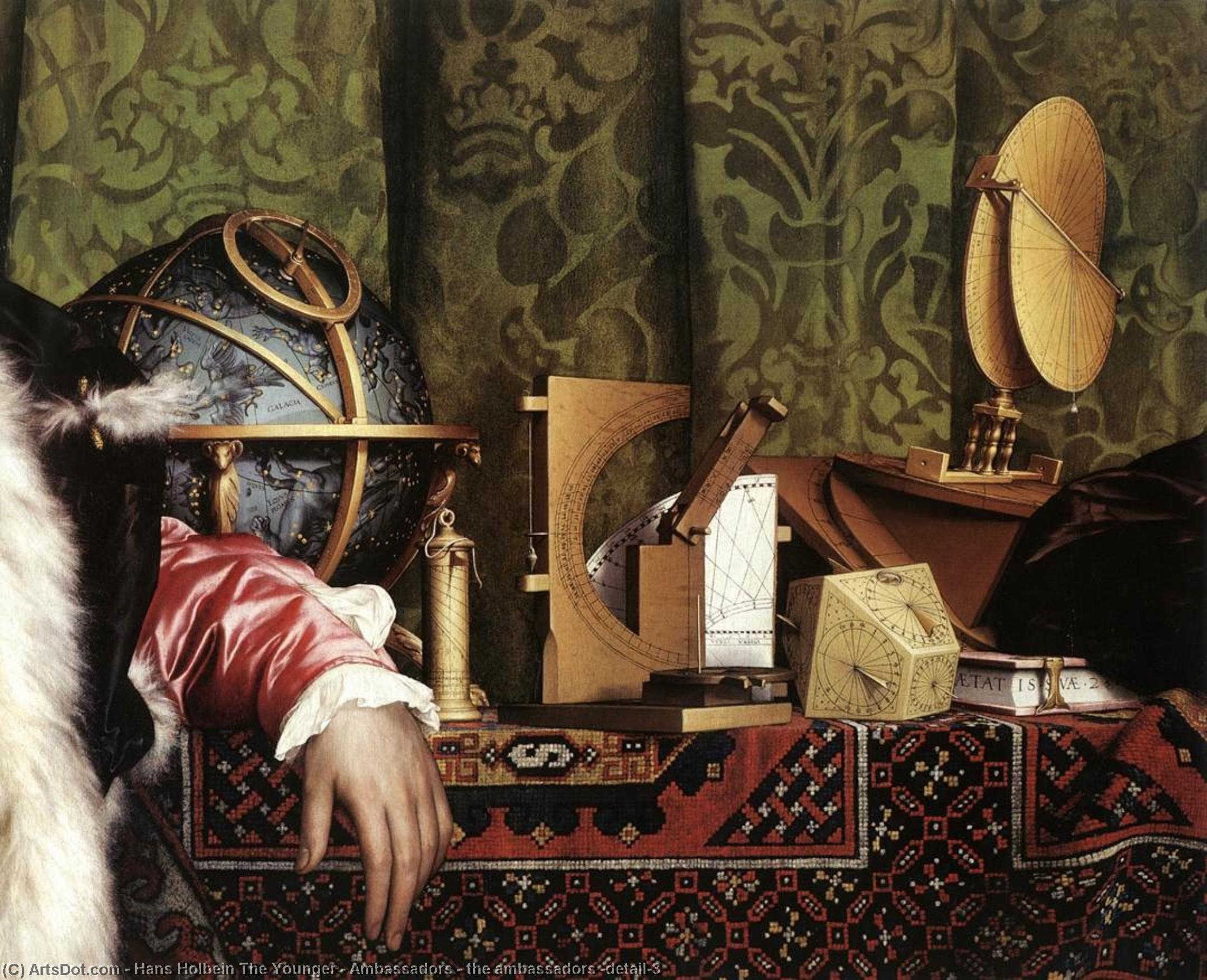 Ambassadors - The Ambassadors (detail)3 — Hans Holbajn Mlađi