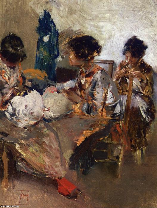 Venetian Lace Makers — Robert Frederick Blum