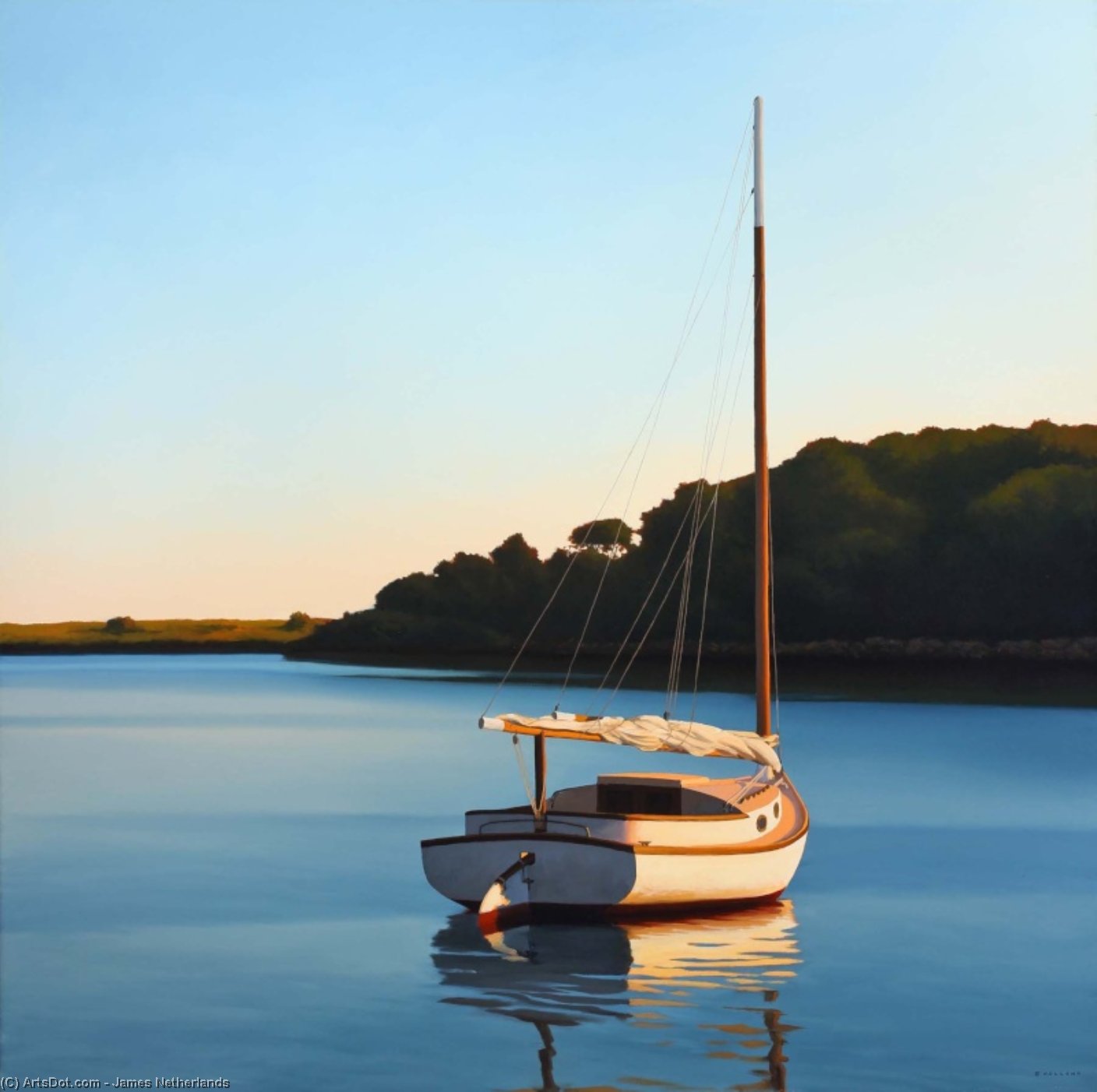 Cove And Catboat — James Holland