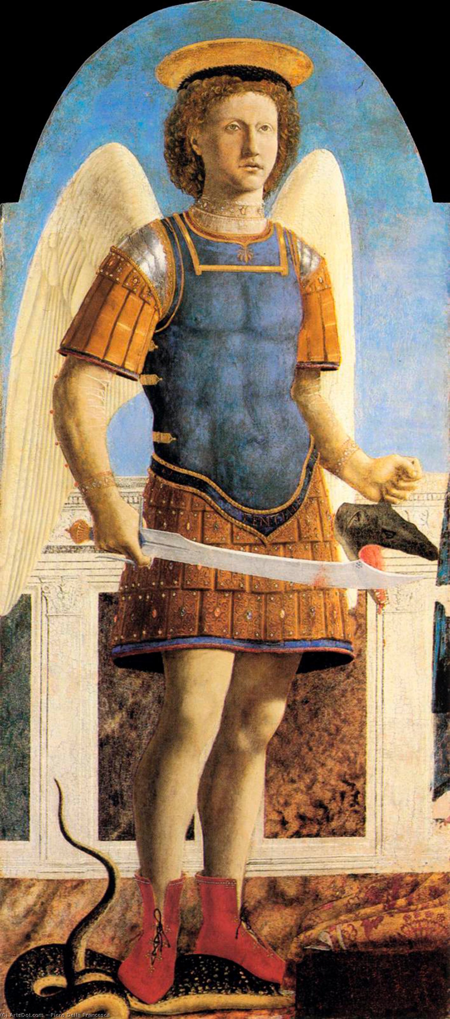 Aziz Augustinus Poliptiği: Aziz Michael — Piero Della Francesca