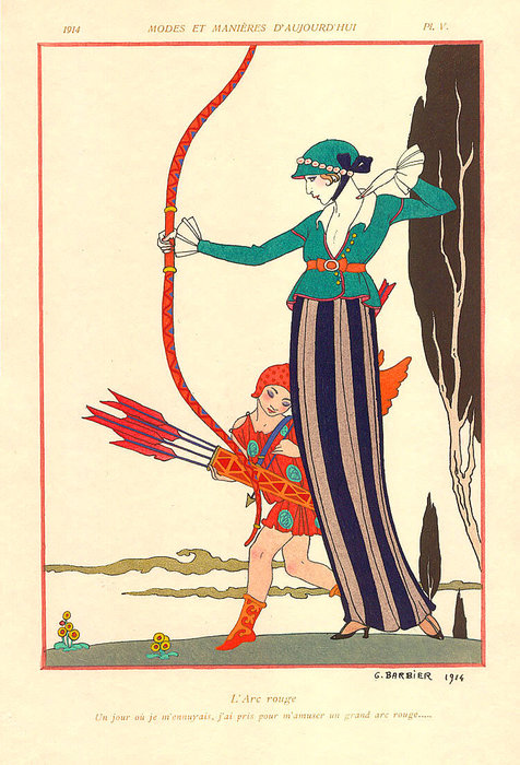 L'arc Rouge — Georges Barbier