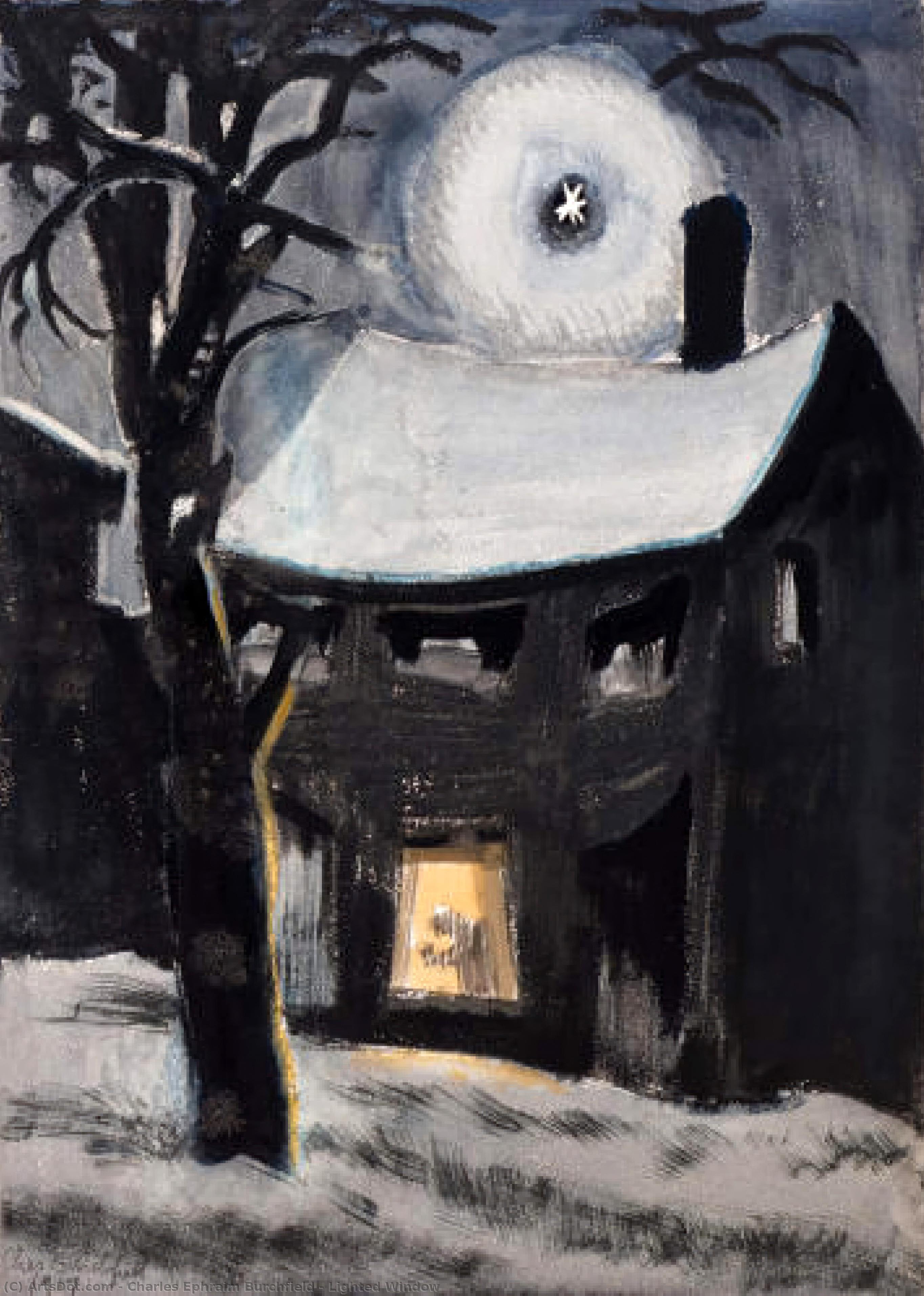 Lighted Window — Charles Burchfield