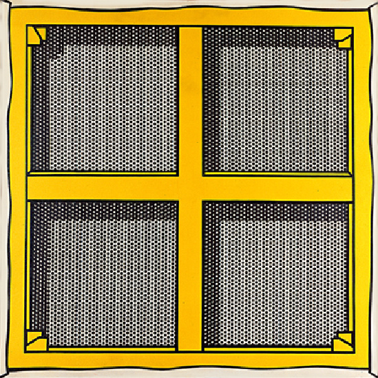 Stretcher Frame Mit Querstreben Iii — Roy Lichtenstein