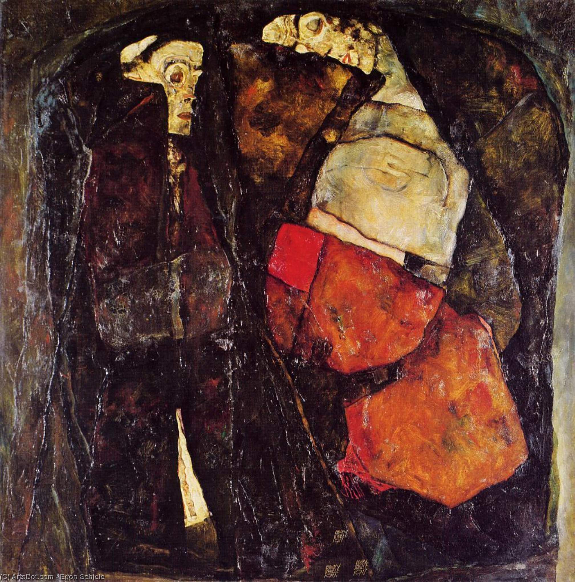 Donna Incinta E Morte — Egon Schiele