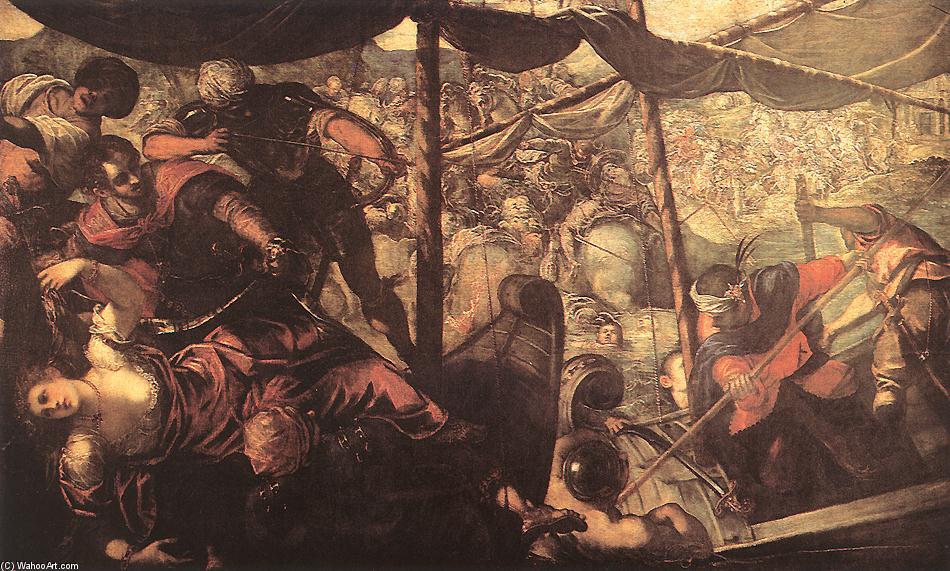 Battle Between Turks And Christians — Jacopo Tintoretto