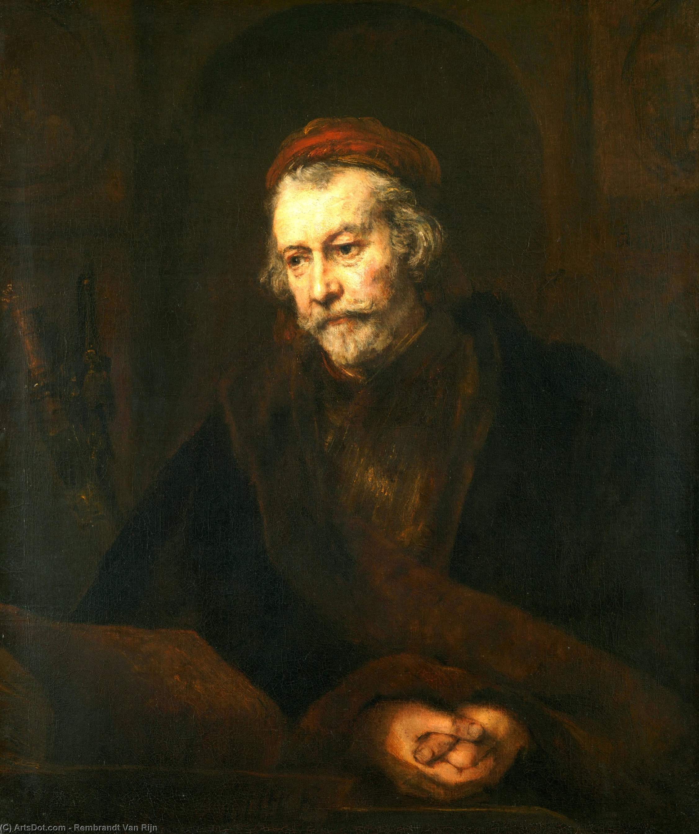 An Elderly Man As Saint Paul — Rembrandt Van Rijn