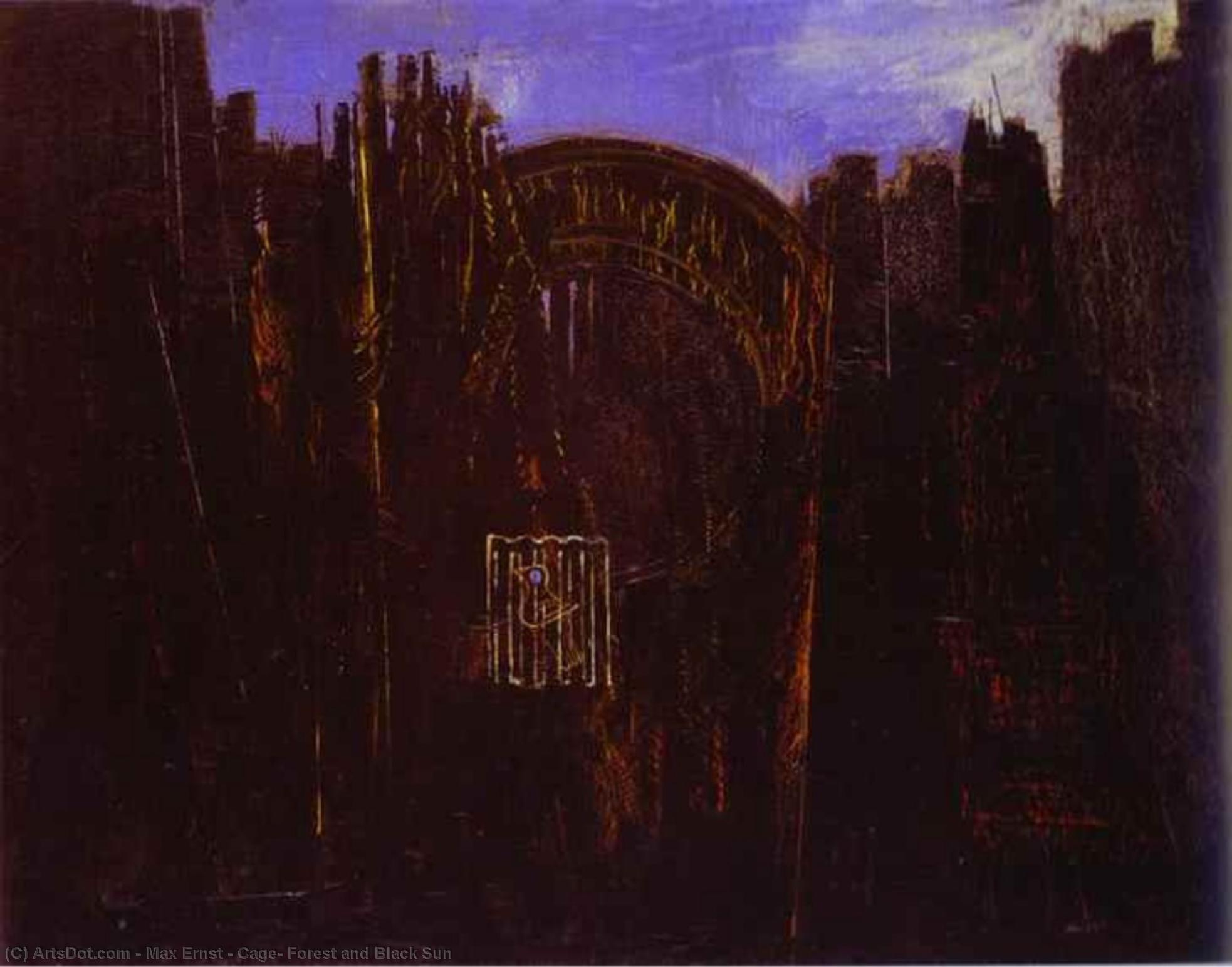 Rete, Foresta E Sole Nero — Max Ernst