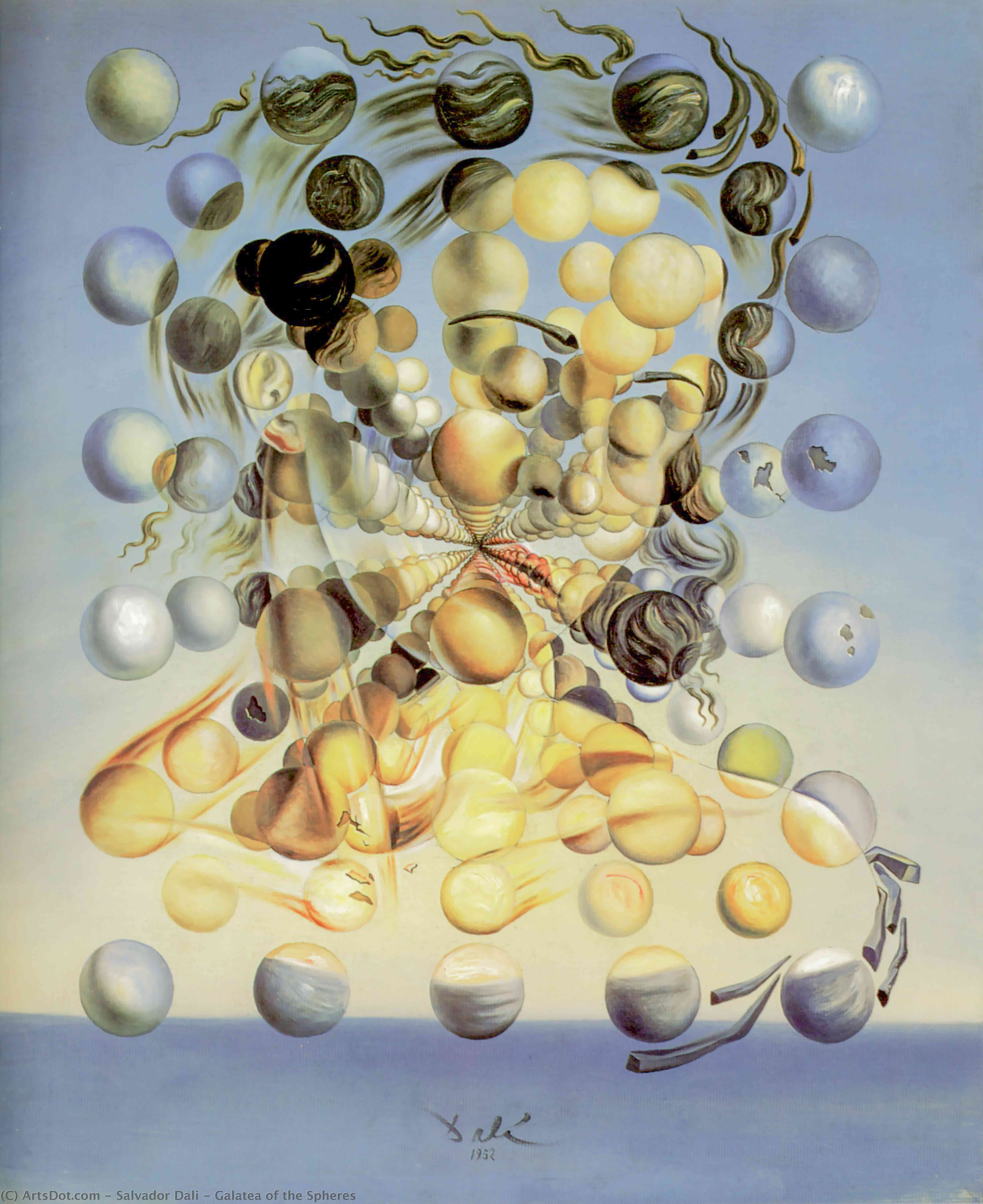 Galatea Of The Spheres — Salvador Dalí