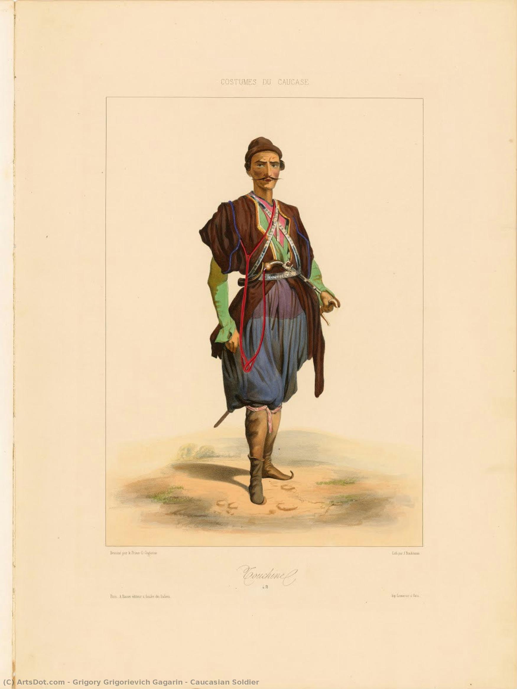 Circassian Soldier — Grigory Grigorievich Gagarin
