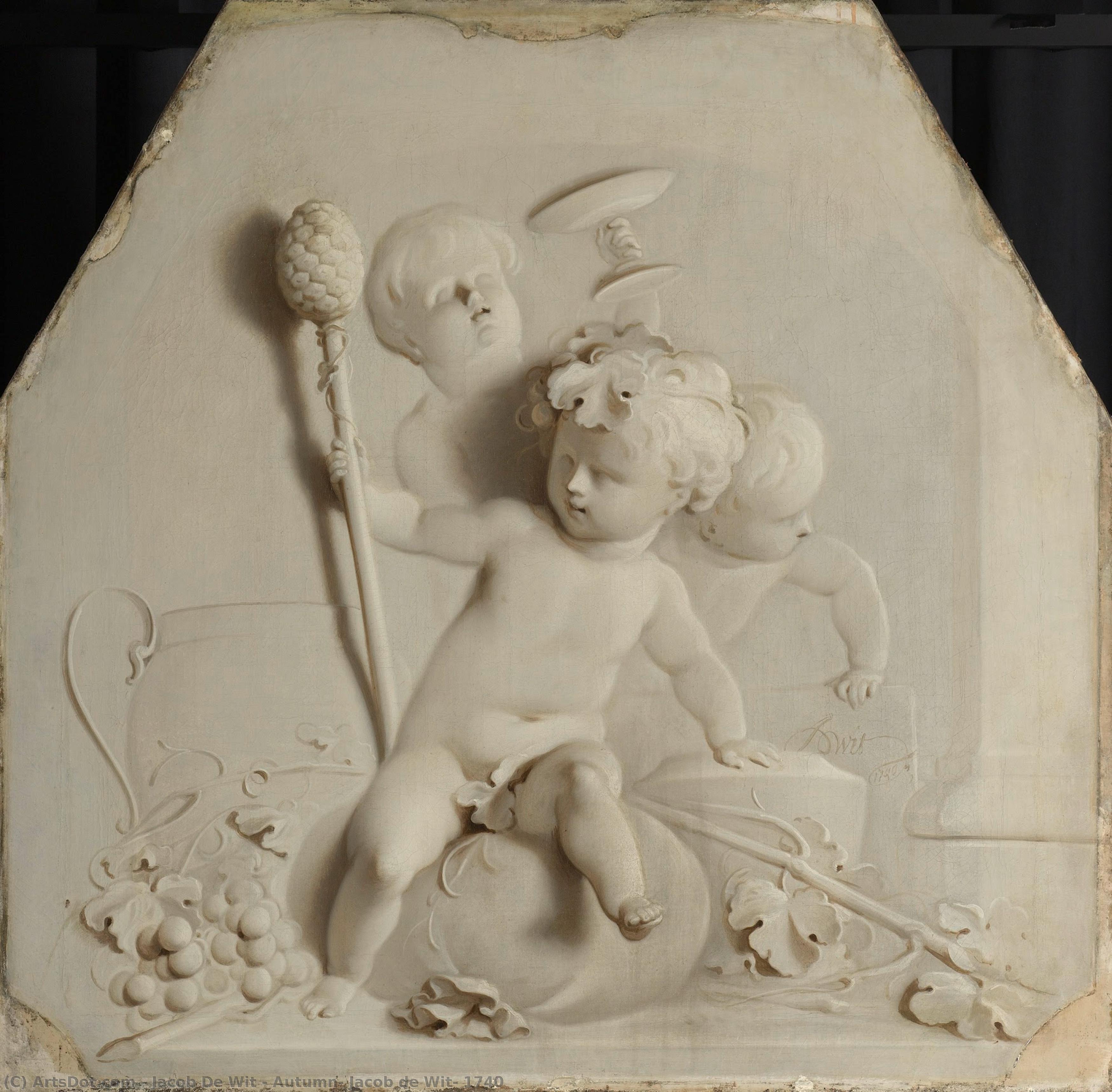Autumn, Jacob De Wit, 1740 — Jakob De Wit