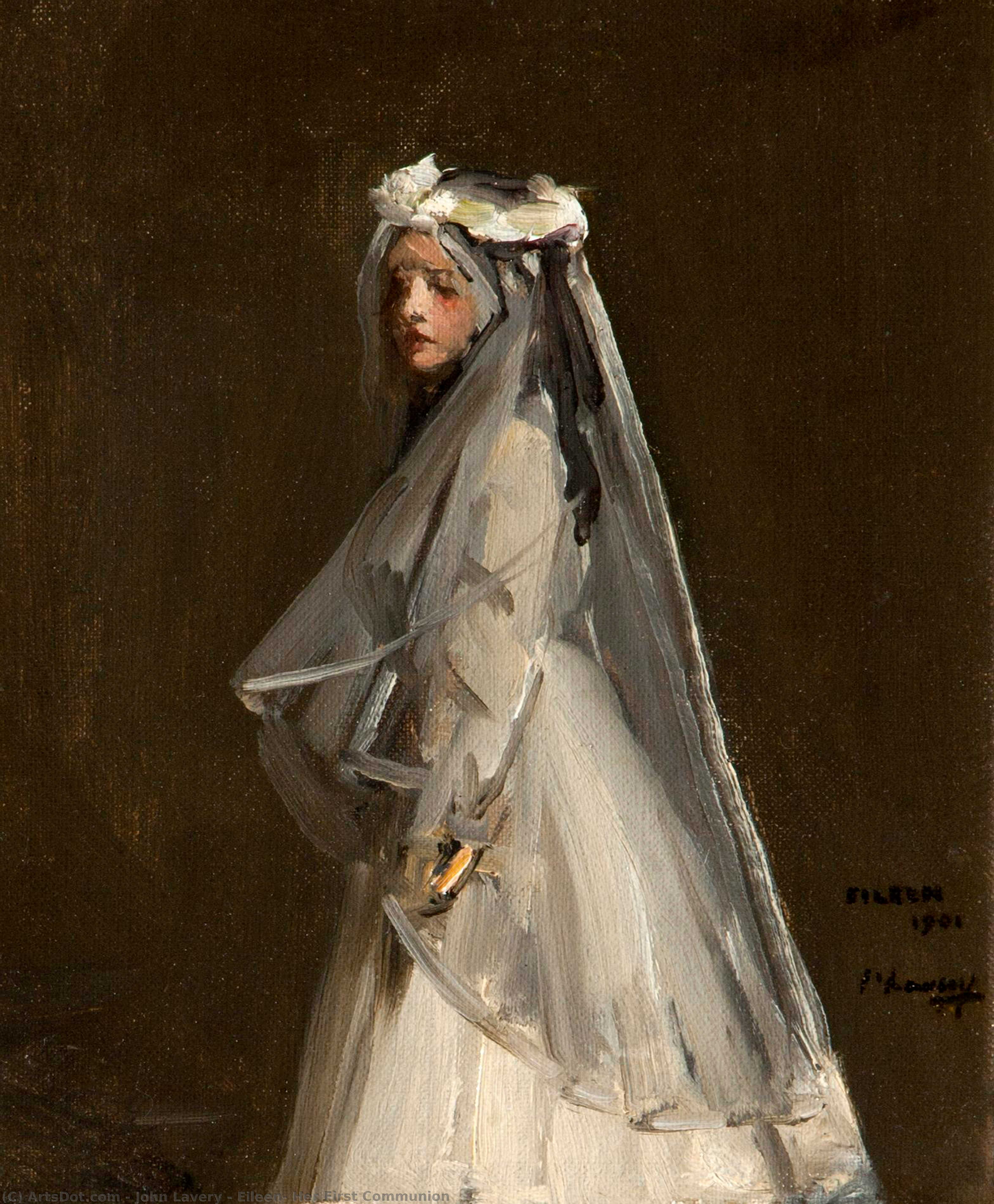 Eileen, Her First Communion — 존 라베리