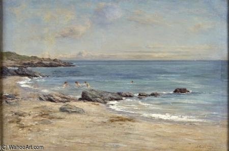 Bathing On The Ayrshire Coast — Joseph Henderson