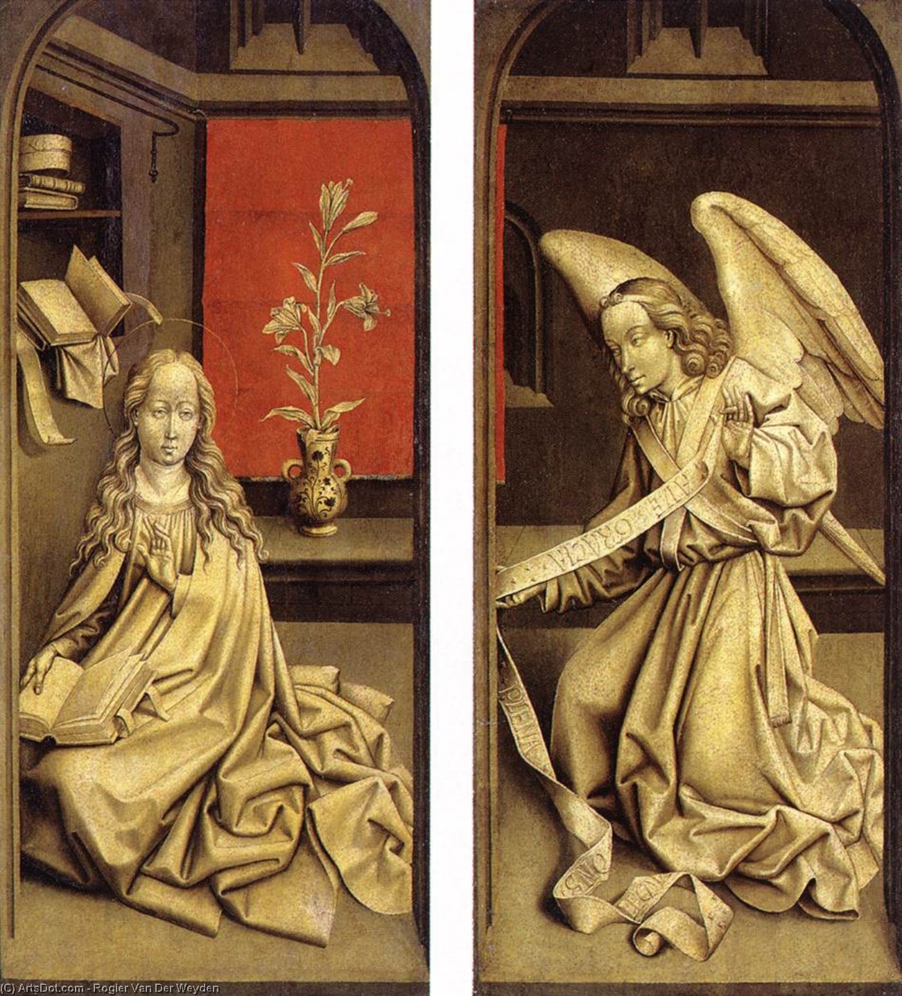 Bladelin Triptych (esterno) — Rogier Van Der Weyden