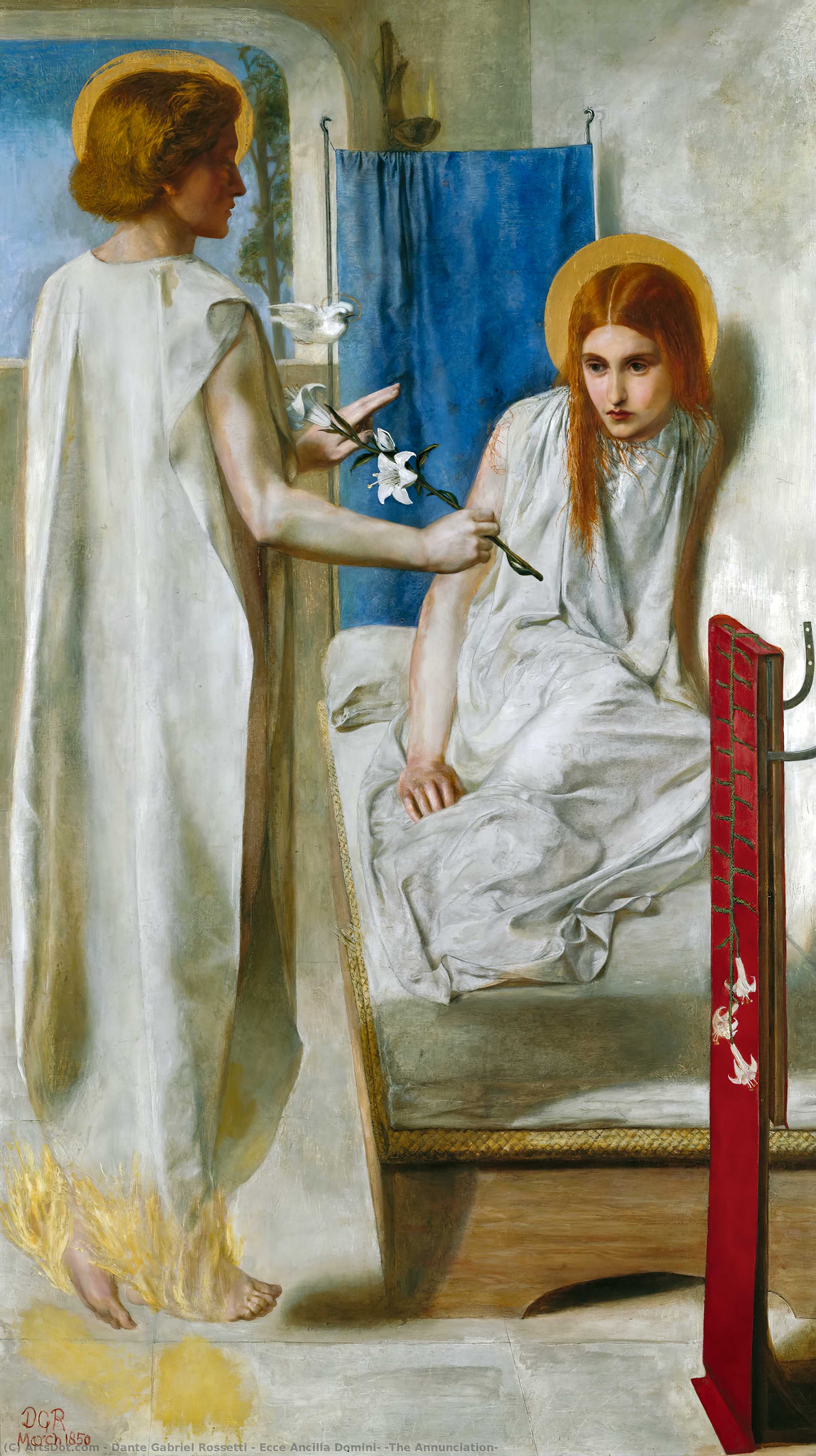 Ecco La Servitrice Del Signore! — Dante Gabriel Rossetti