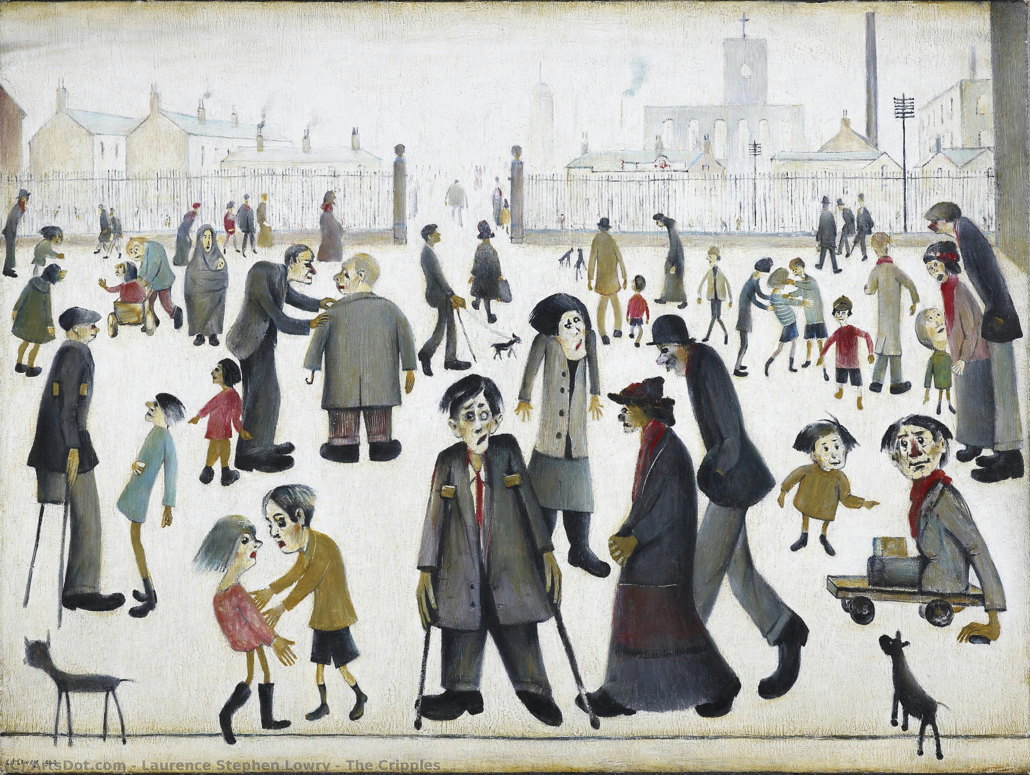 The Cripples — Laurence Stephen Lowry