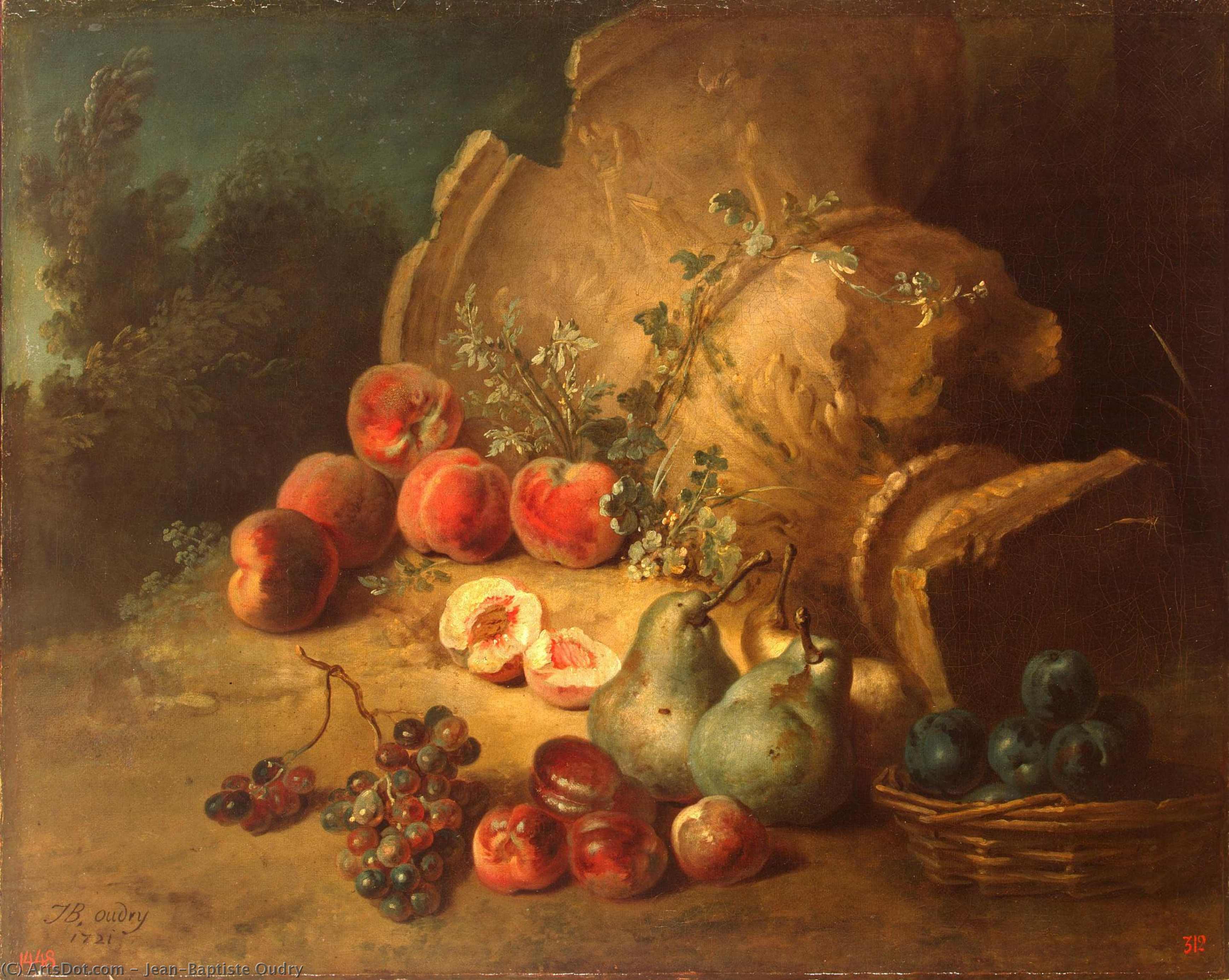 Still-life With Fruit — Žanas Batist Oudri